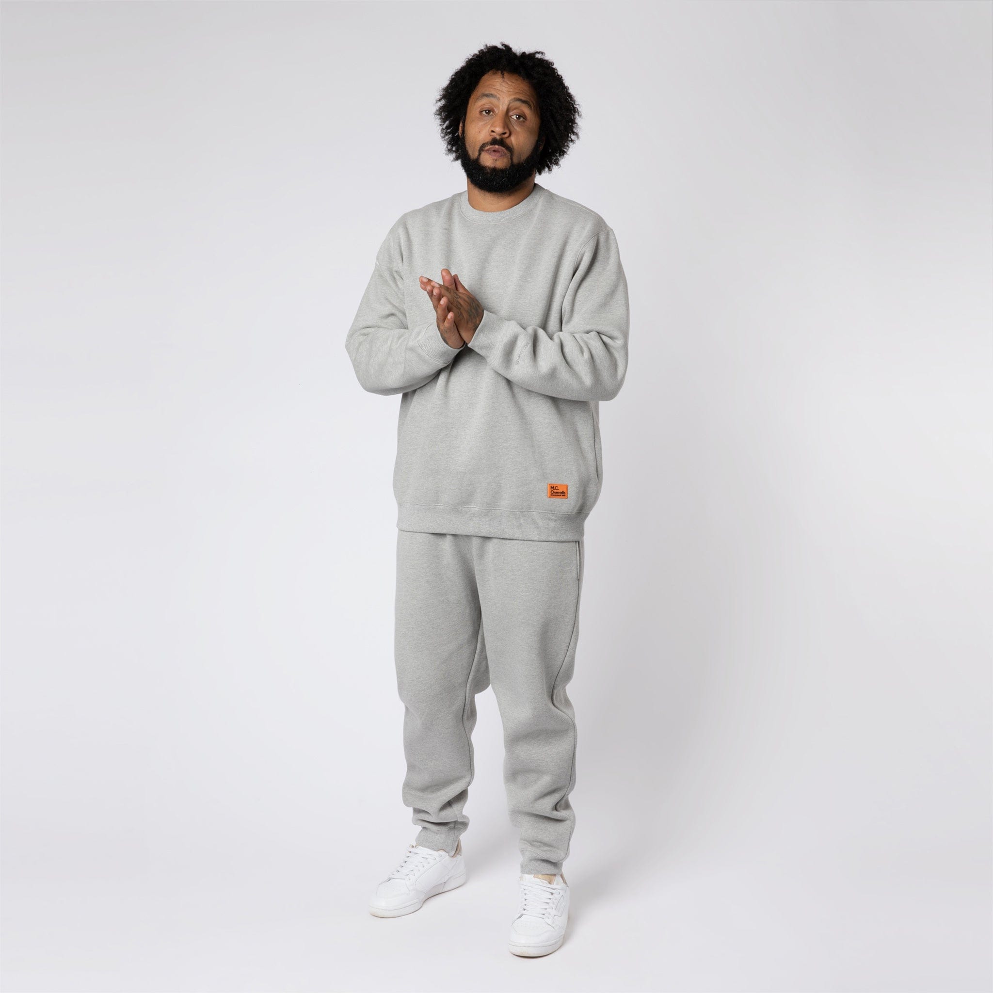Bonded Jersey Sweatshirt Grey Marl