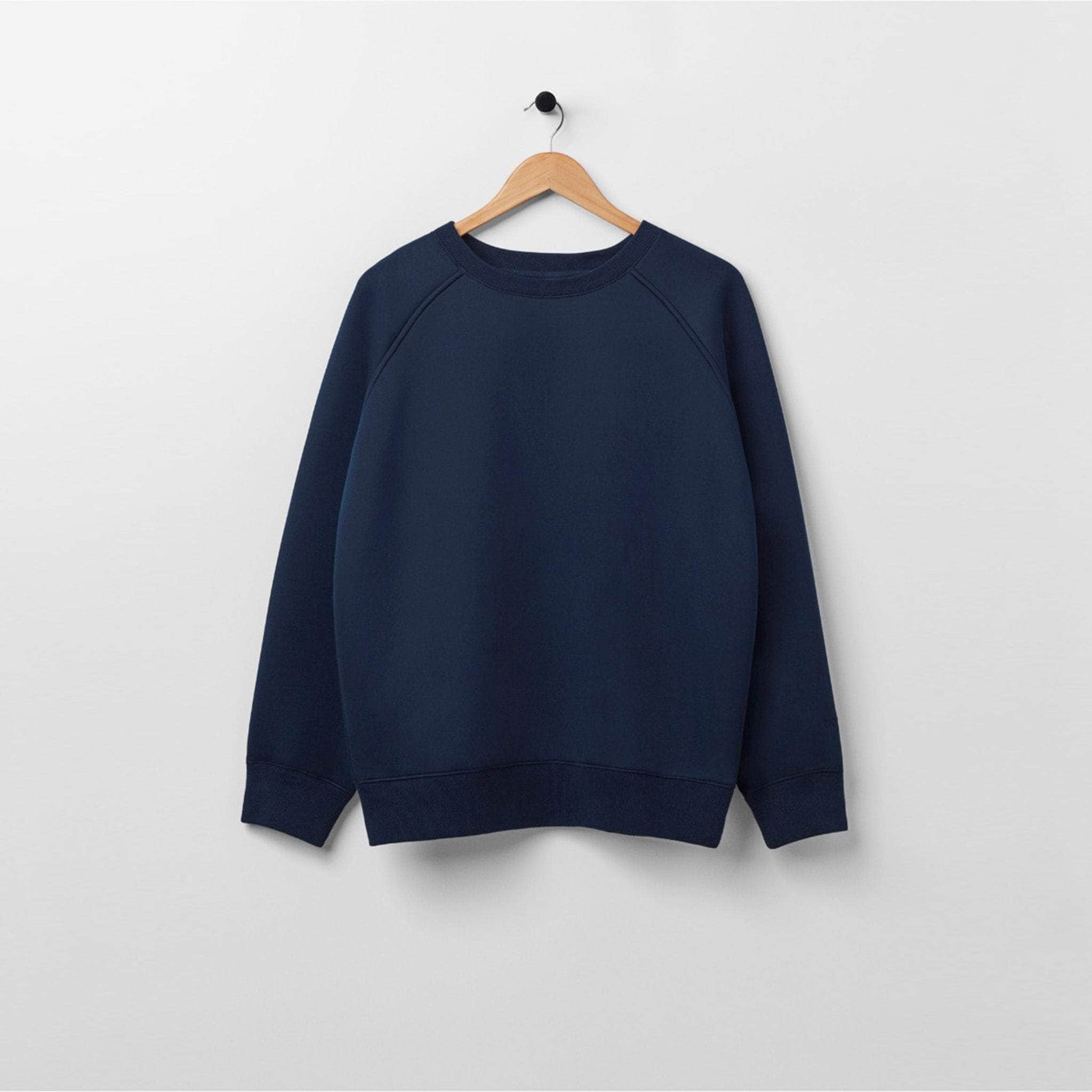 Bonded Jersey Sweatshirt Navy