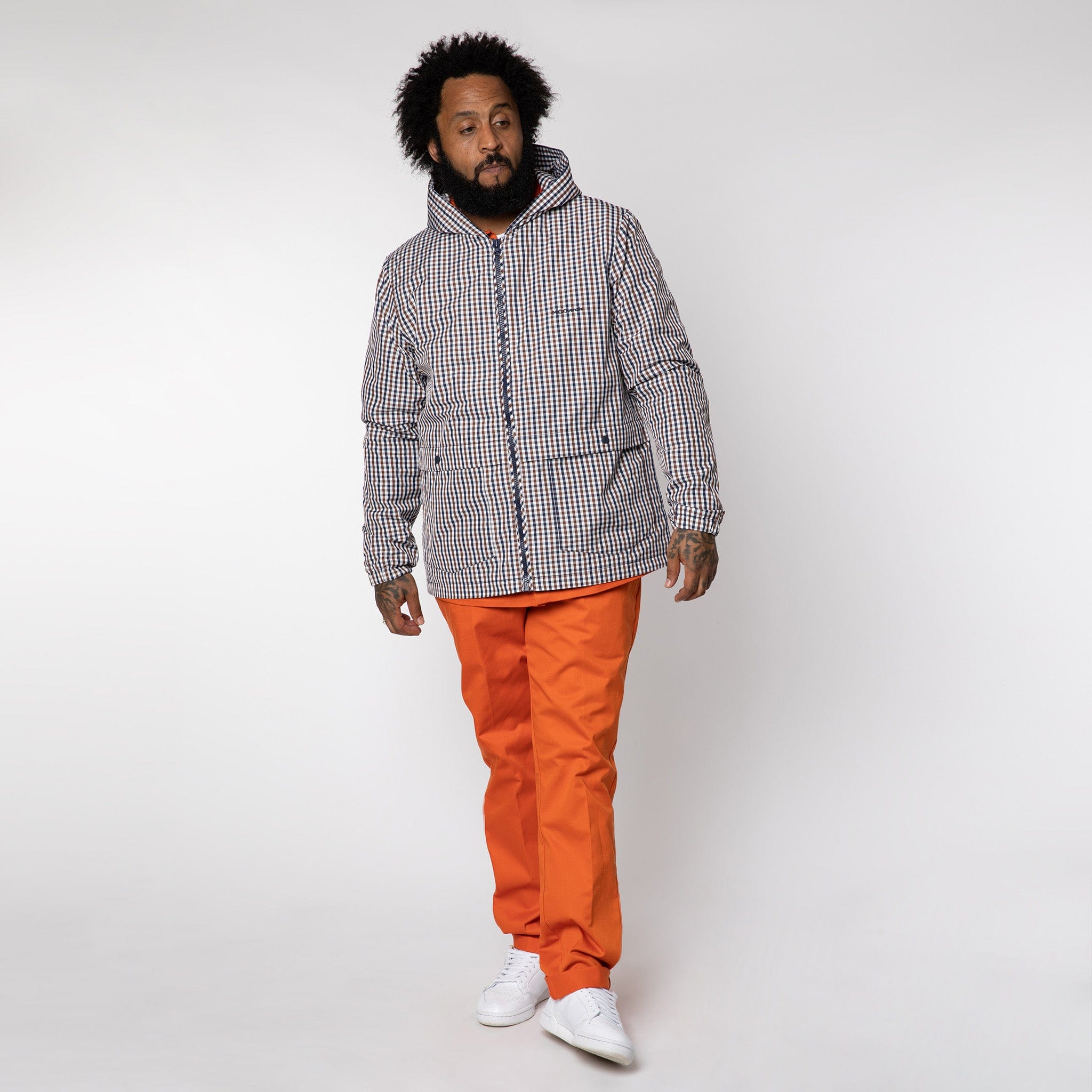 Cagoule Brown Check