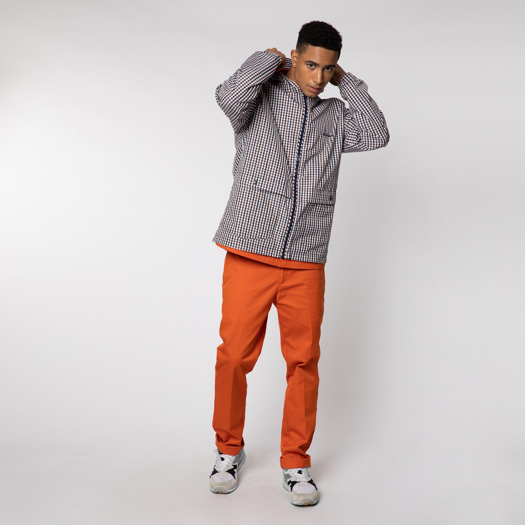 Cagoule Brown Check