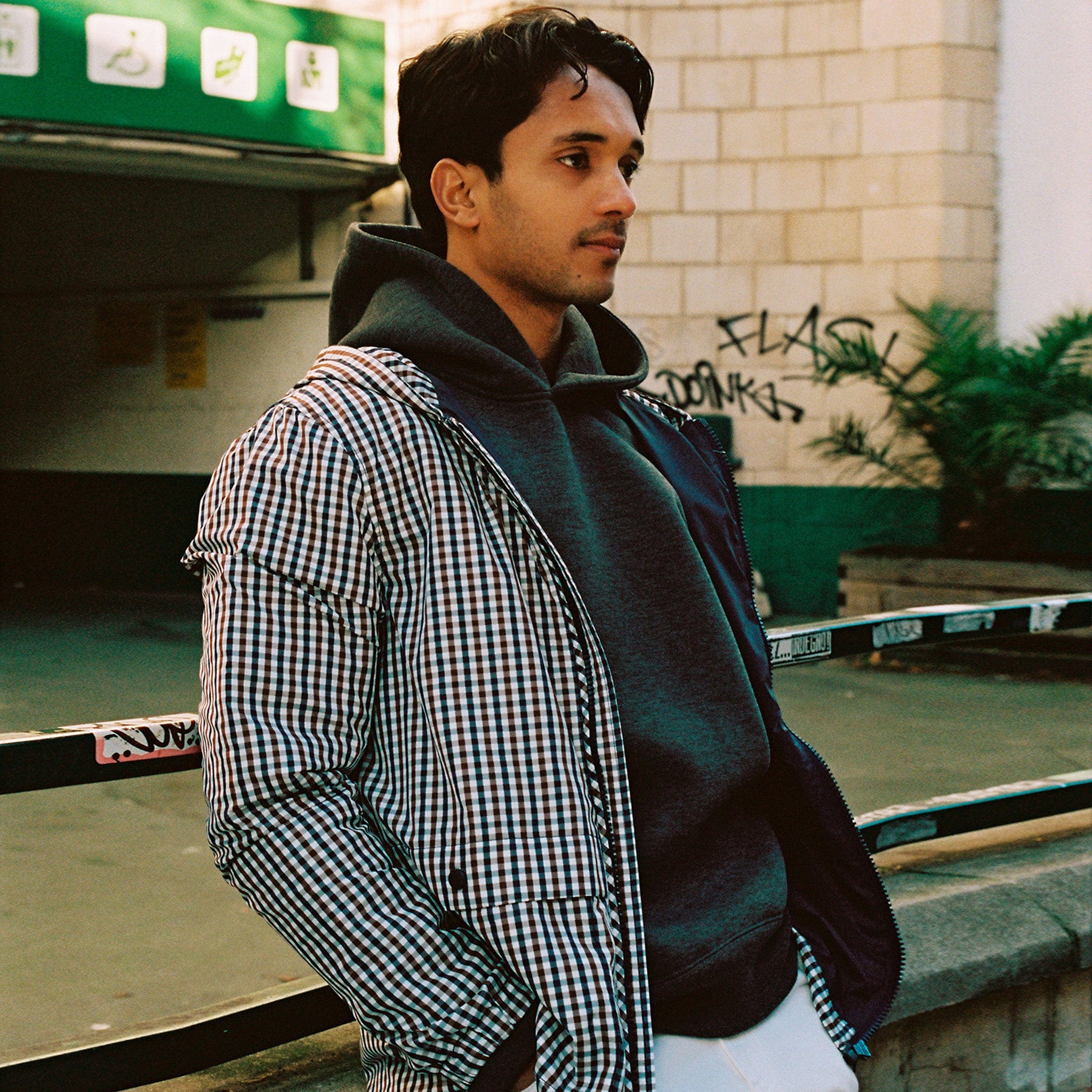 Cagoule Brown Check