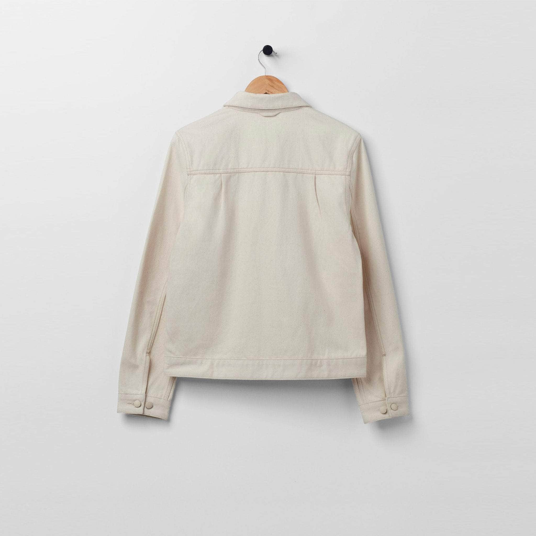 Classic Fit Denim Jacket Oatmeal