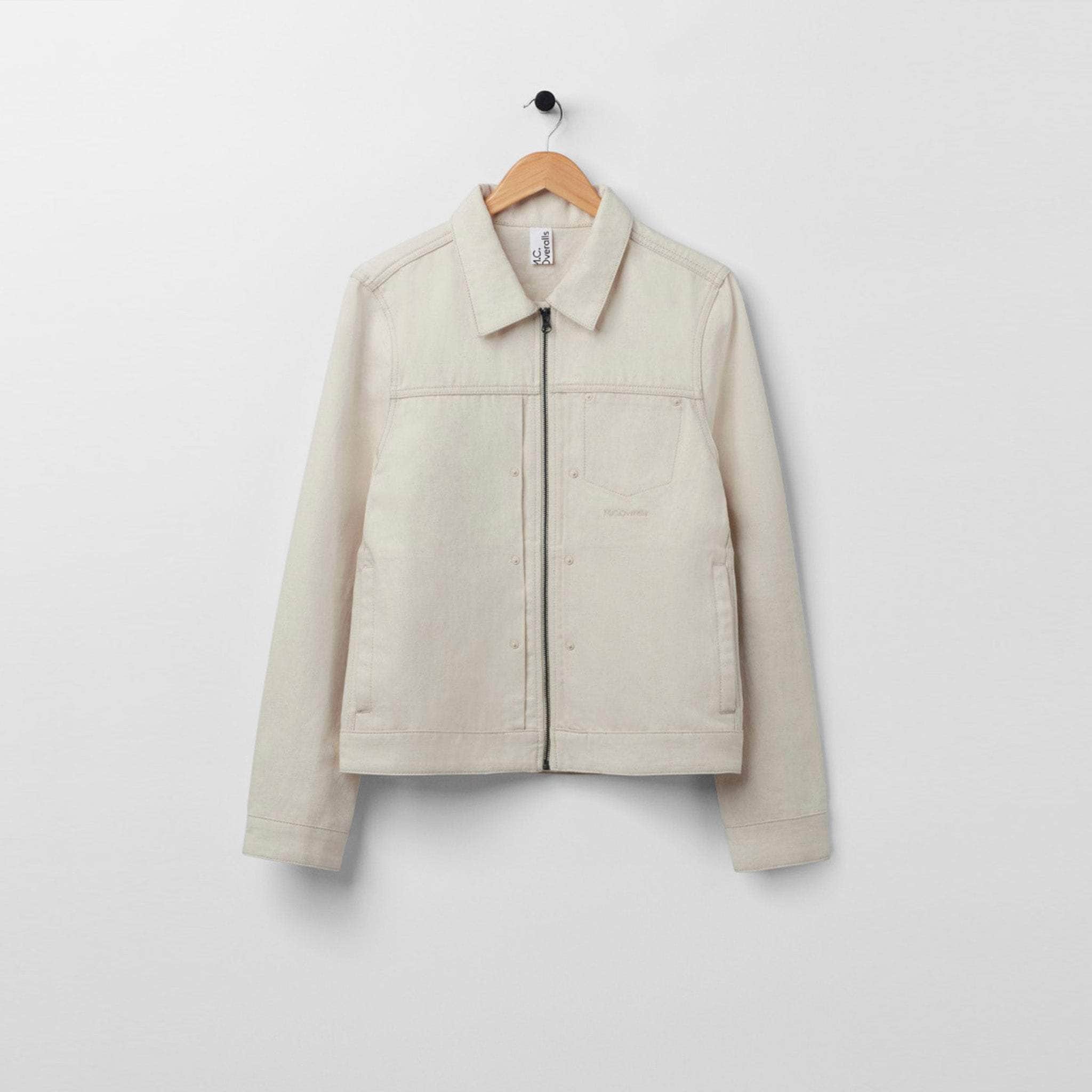 Classic Fit Denim Jacket Oatmeal