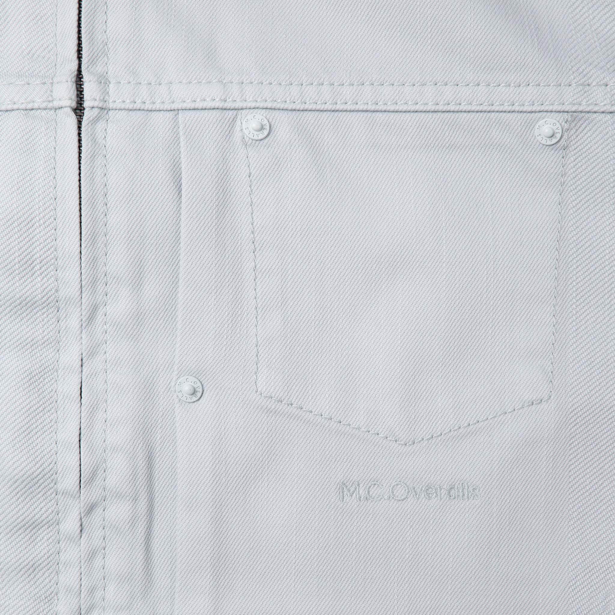 Classic Fit Denim Zip Jacket Illusion Blue