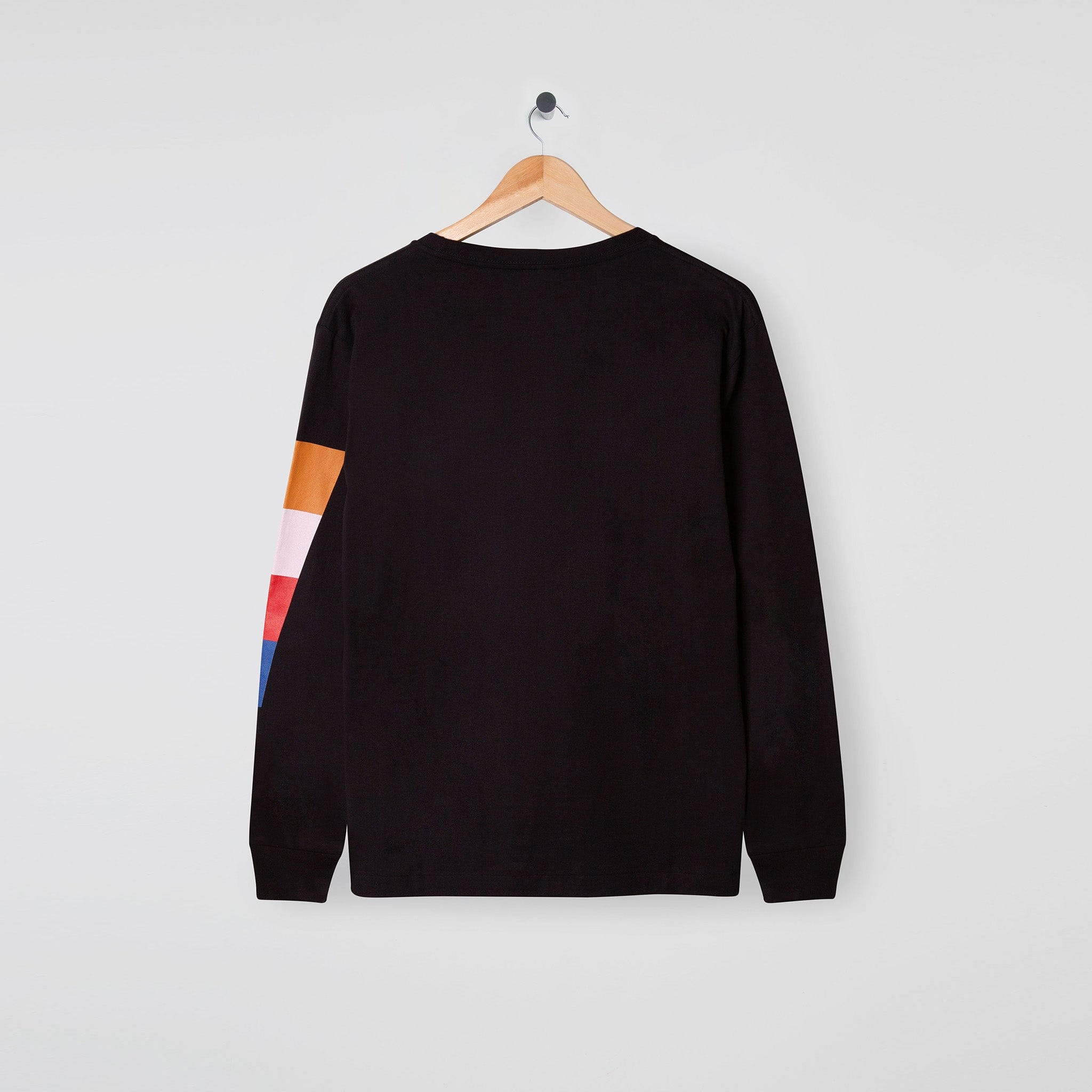 Colour Block L/S T-Shirt Black