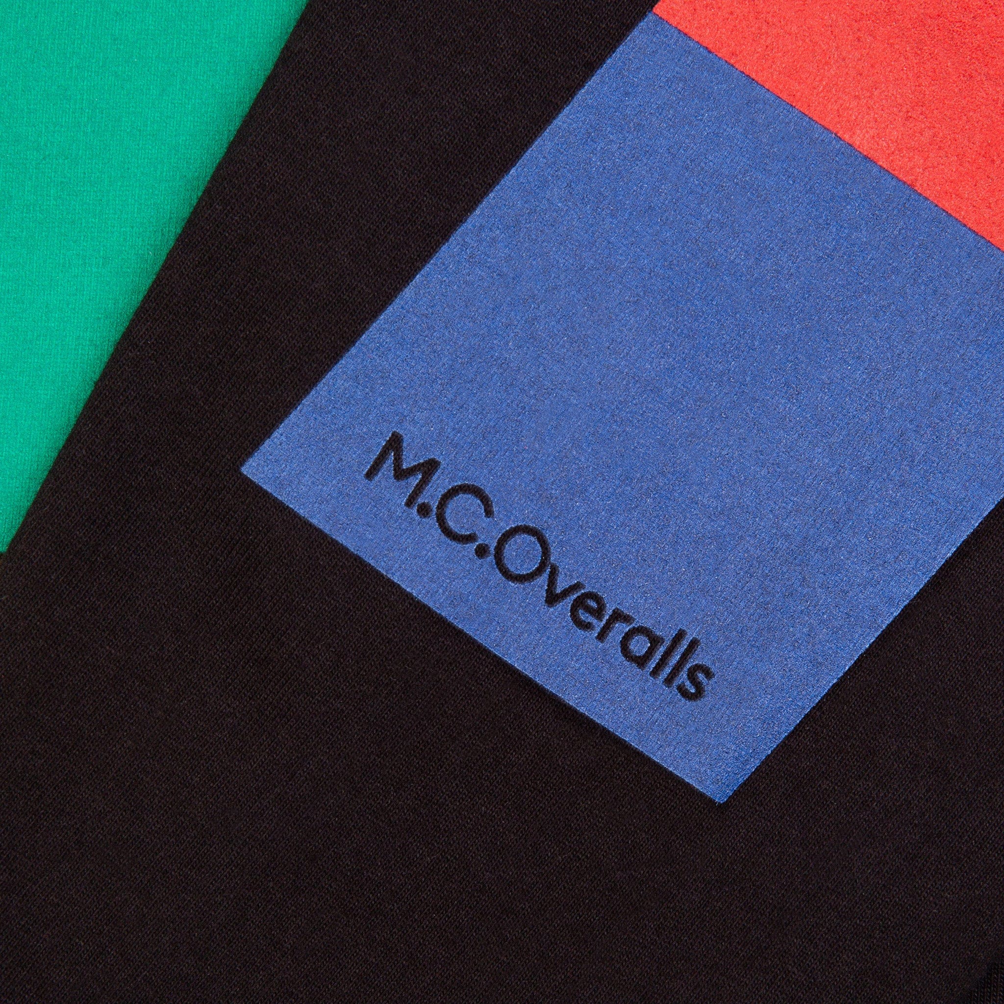 Colour Block L/S T-Shirt Black