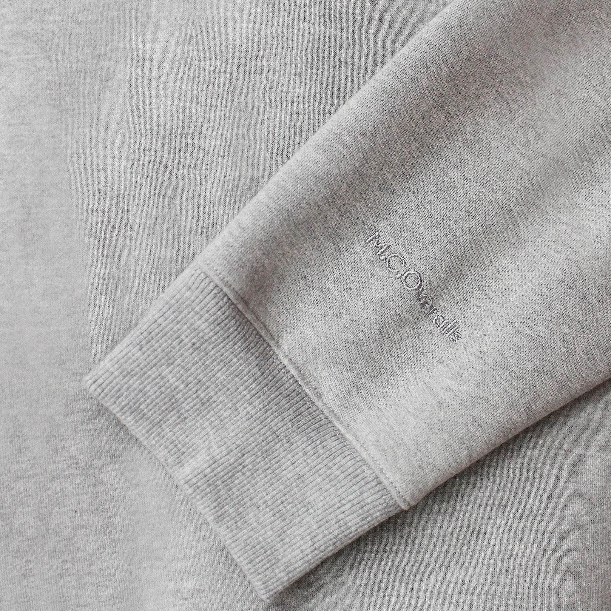Blank Cotton Sweatshirt Grey