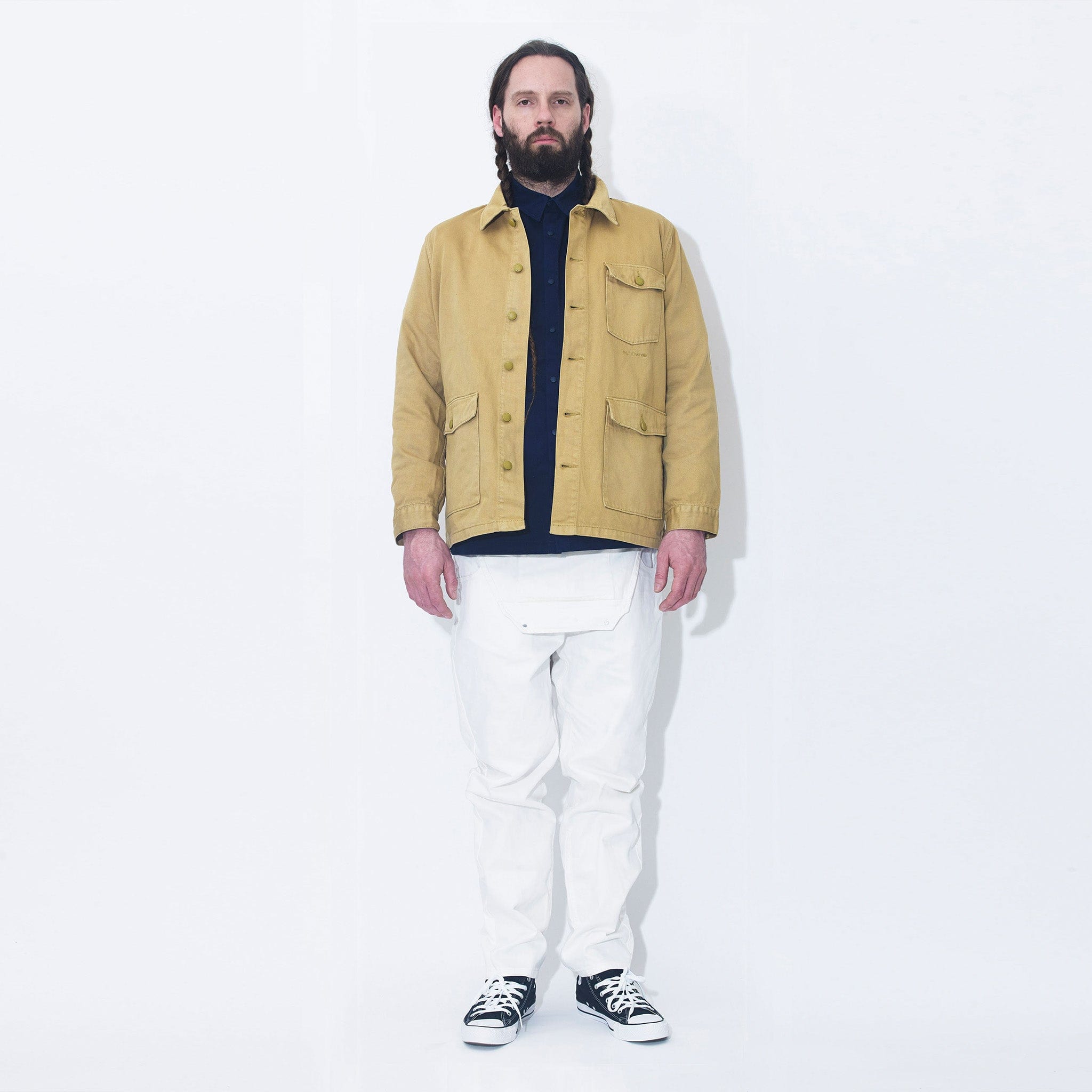 Denim Work Jacket Olive Drab