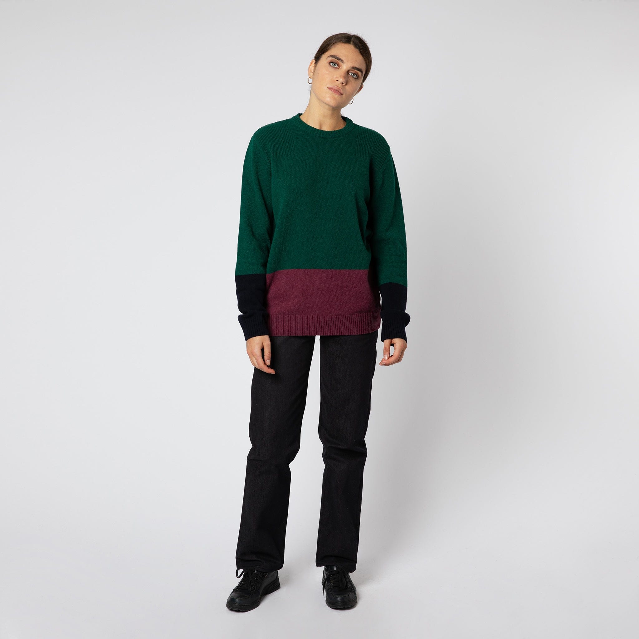 Knitted Commando Jumper Multi-Colour