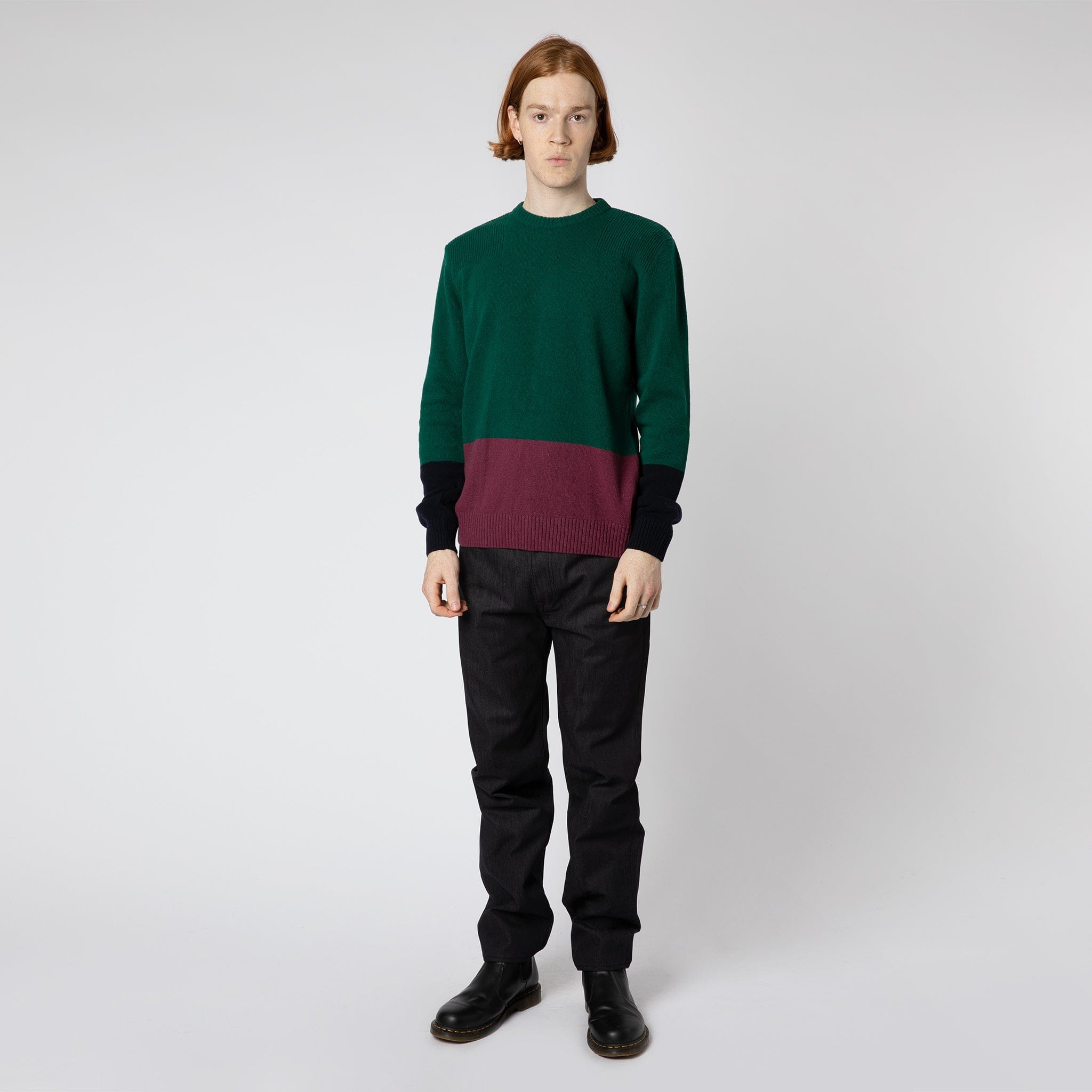 Knitted Commando Jumper Multi-Colour