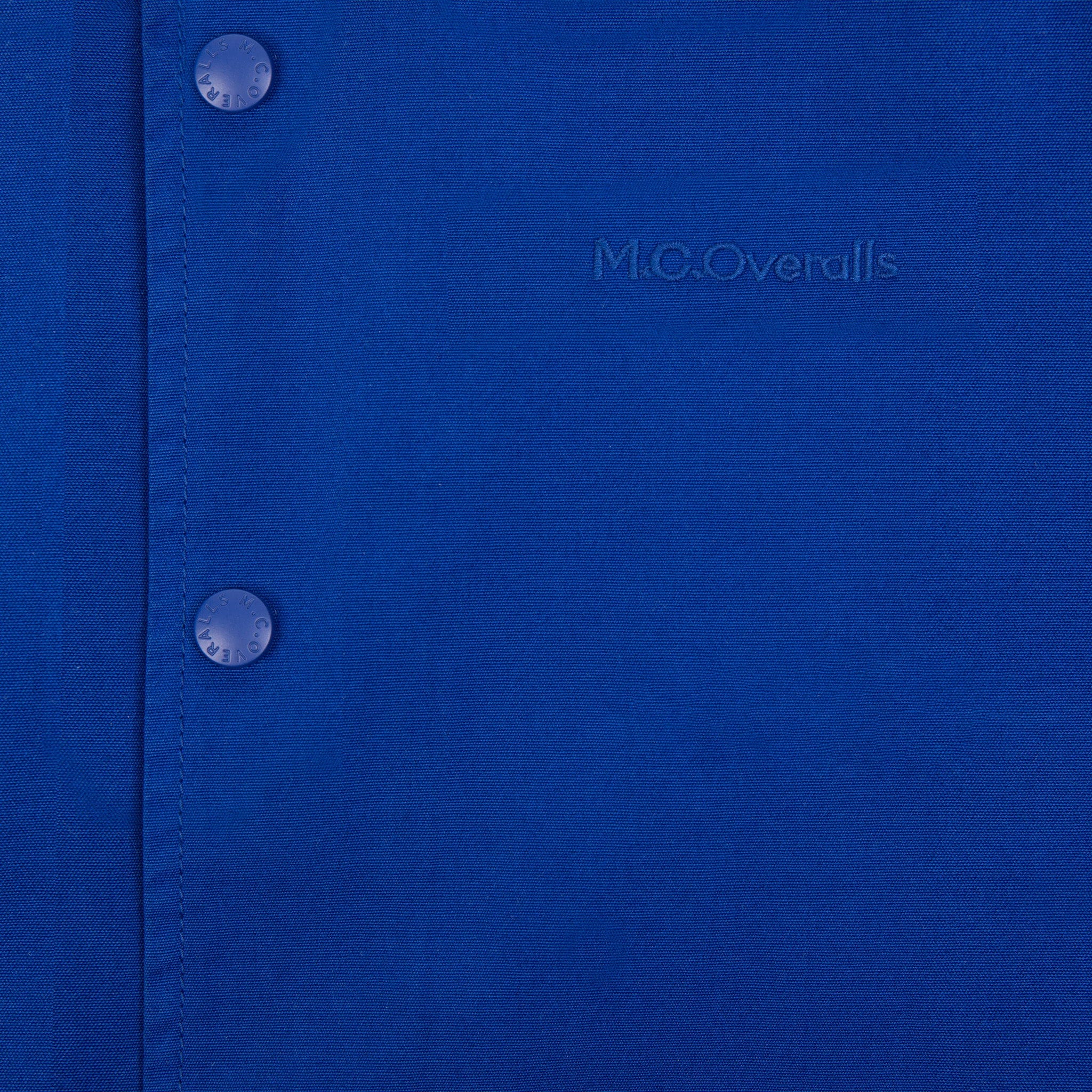 Lightweight Cotton Coach Jacket Royal Blue