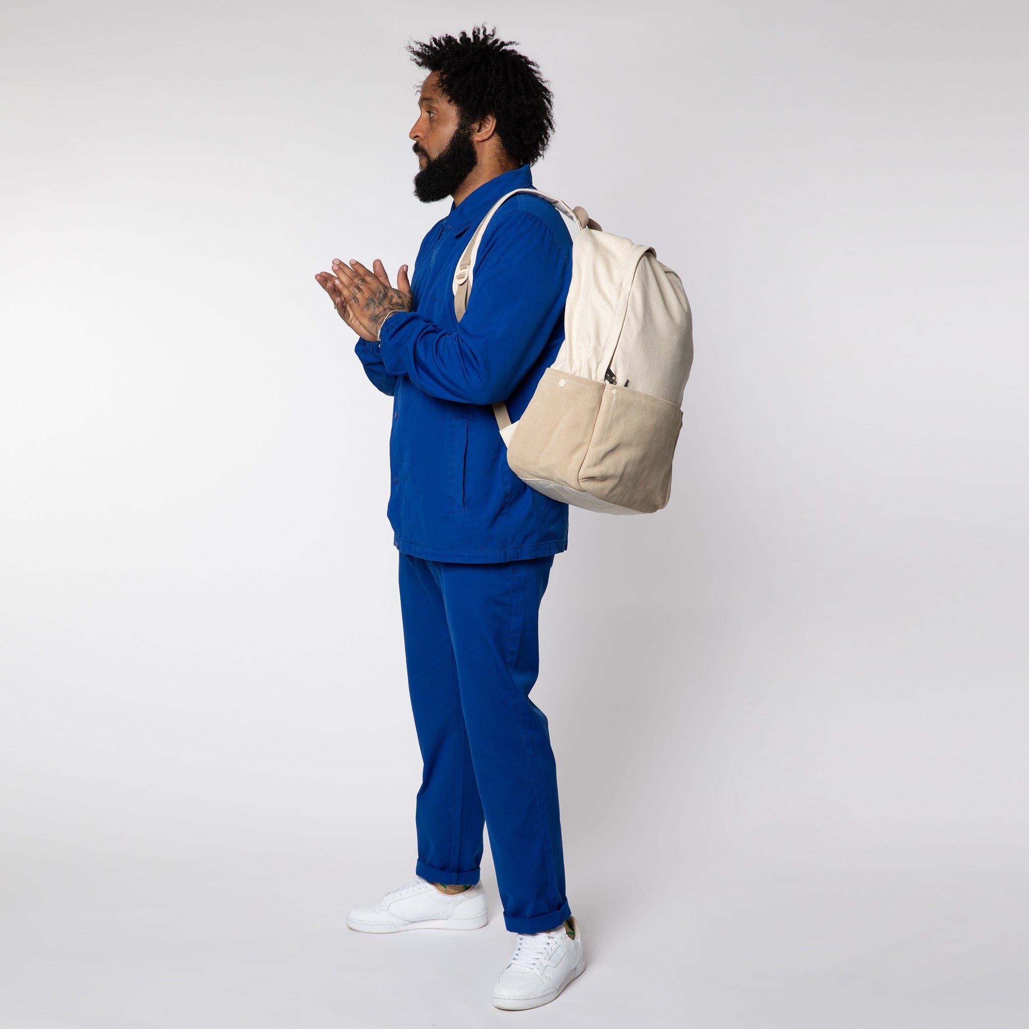 Lightweight Cotton Coach Jacket Royal Blue