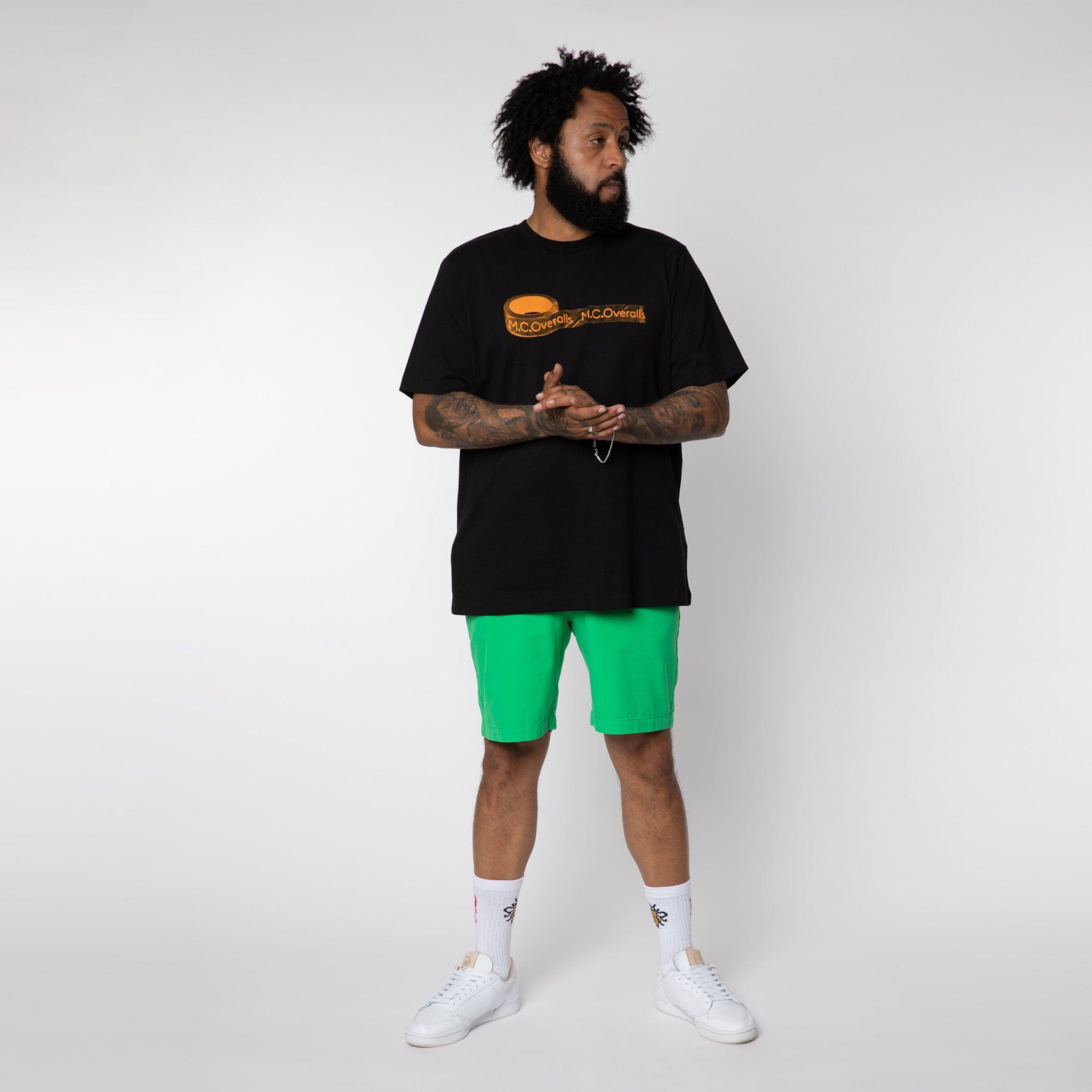 Lightweight Cotton Shorts Acid Green