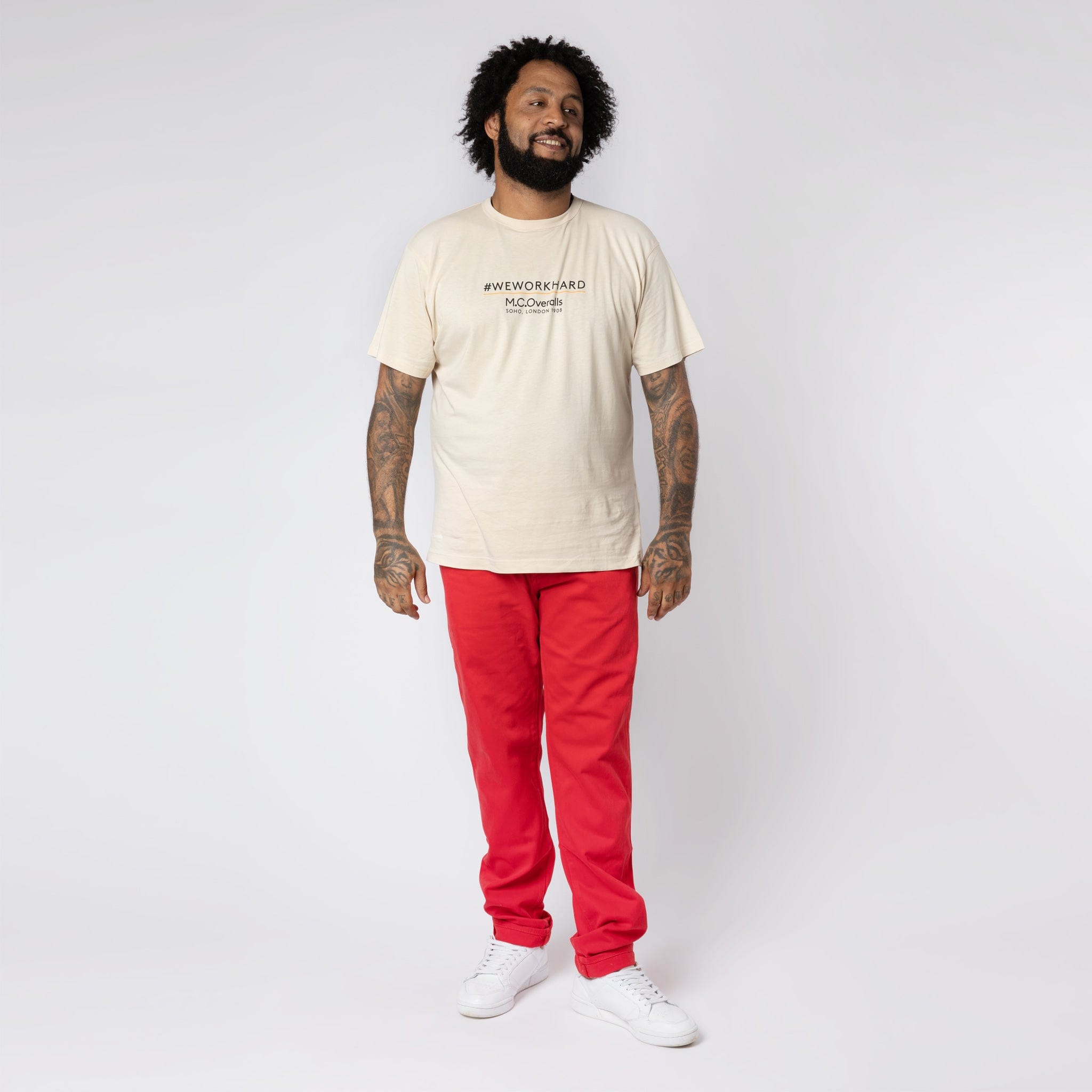 5 Pocket Slim-Fit Denim Jean Red