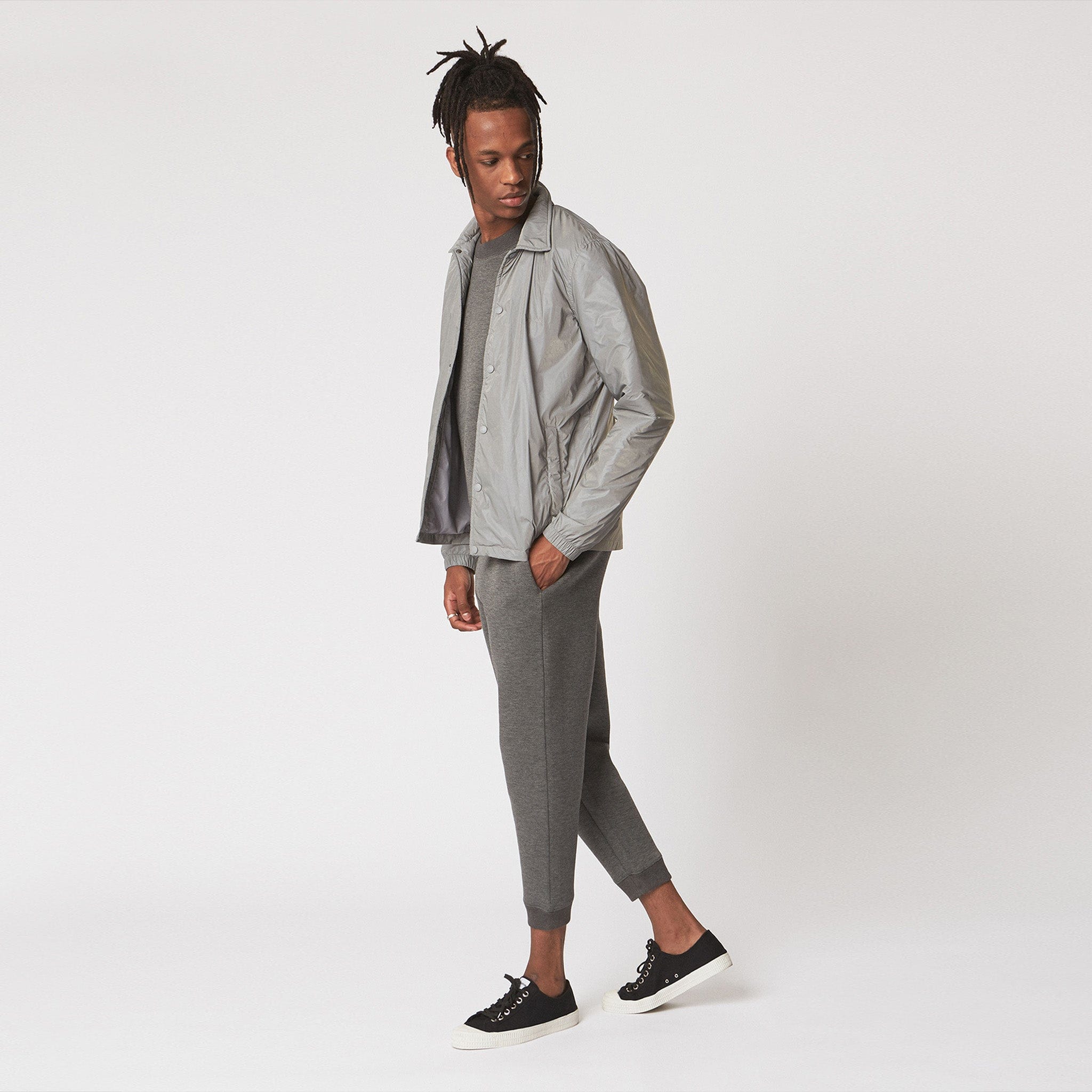 Reflctive Coach Jacket Grey