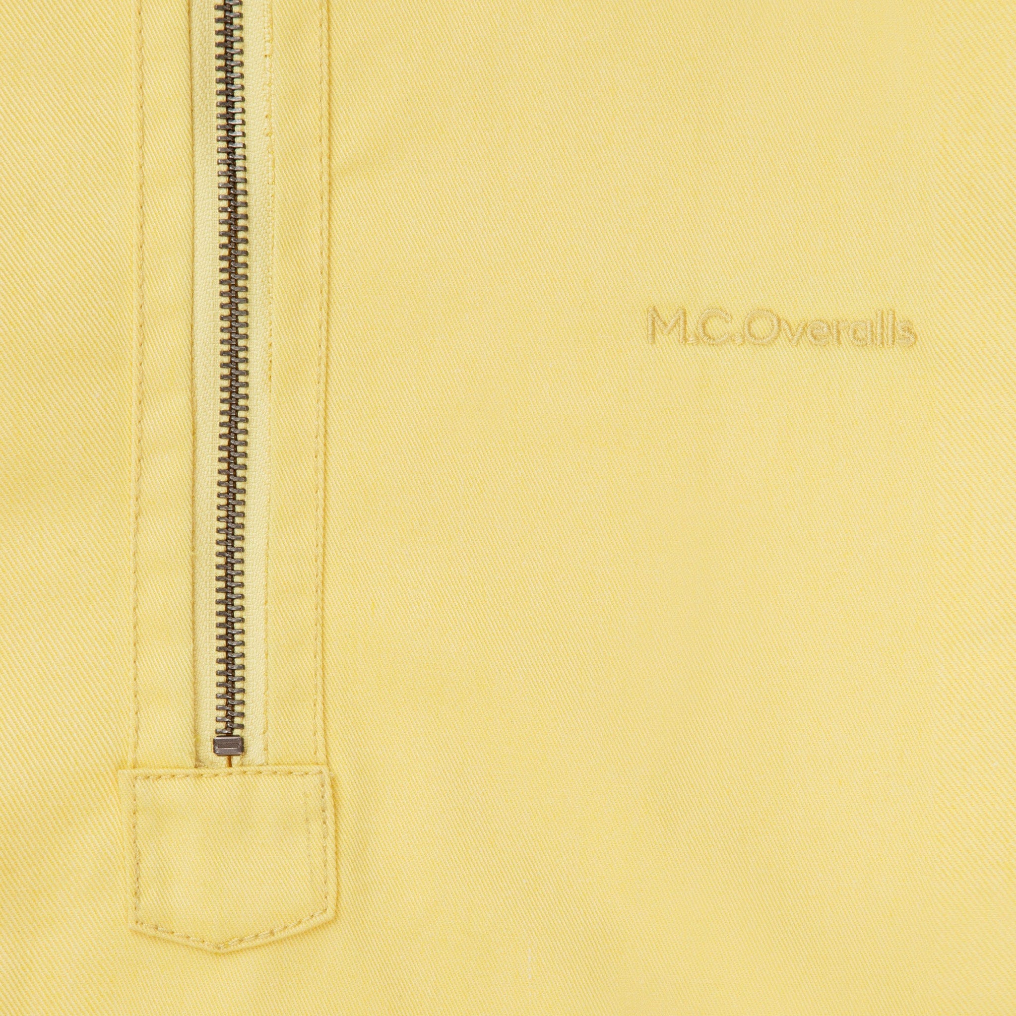 Polycotton Collared Smock Sherbet Yellow