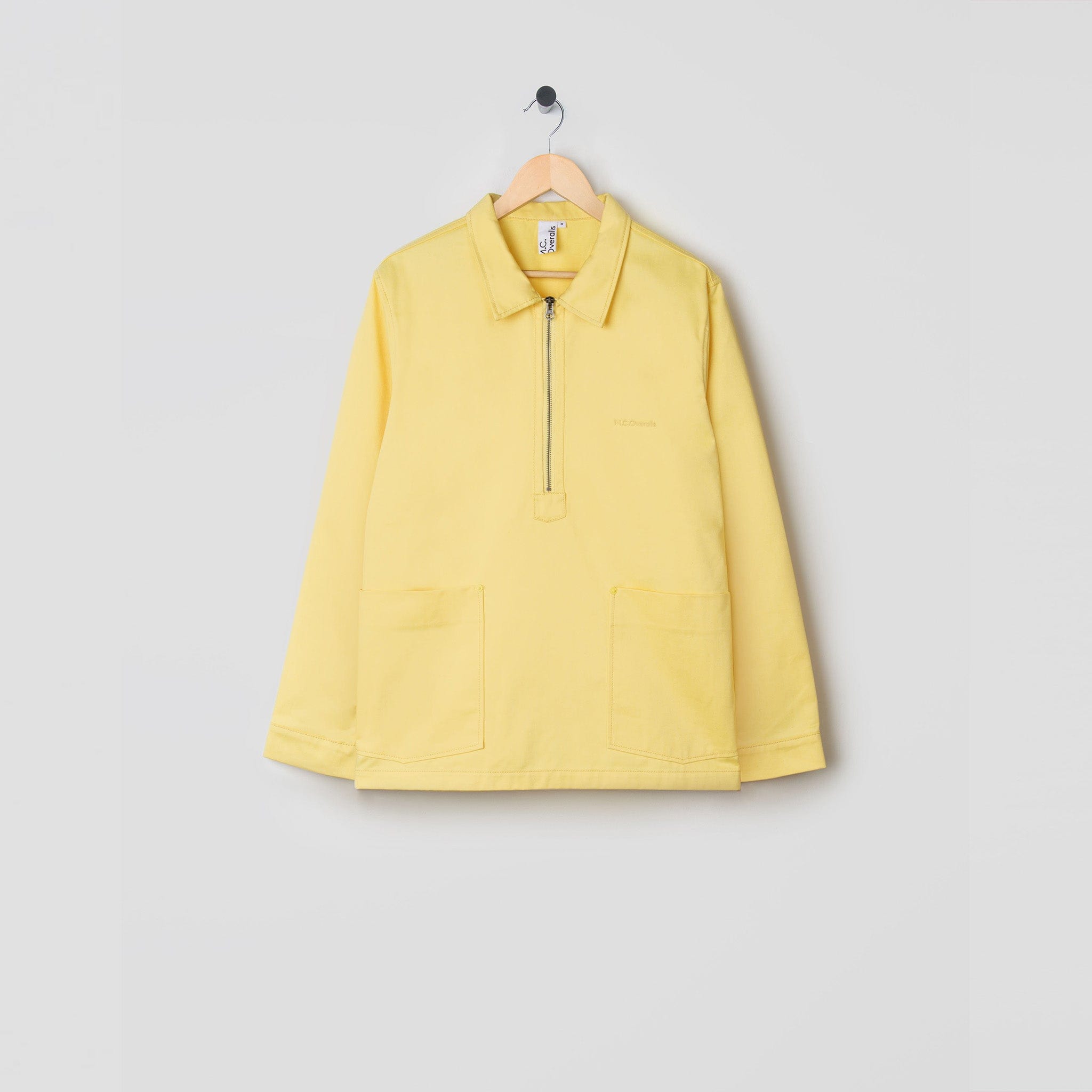 Polycotton Collared Smock Sherbet Yellow