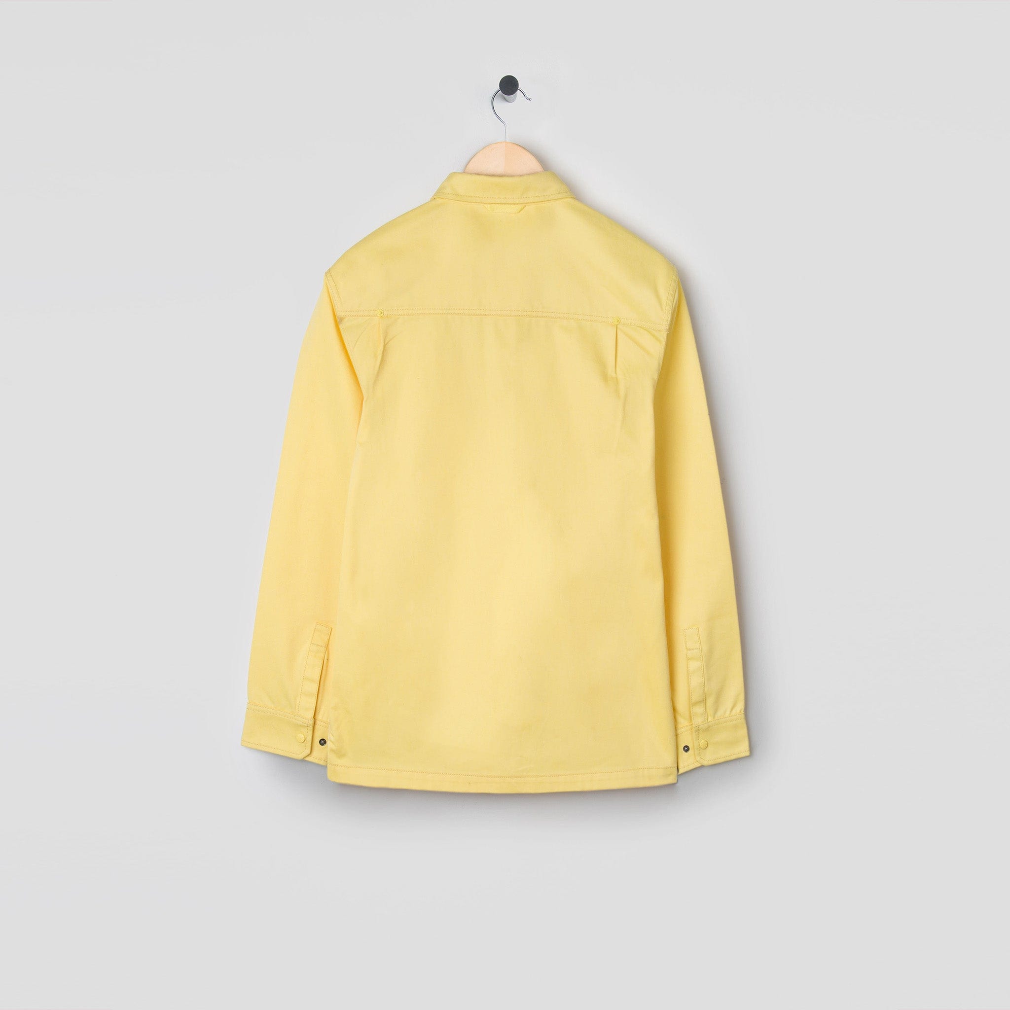 Relaxed Snap Button Shirt Sherbet Yellow