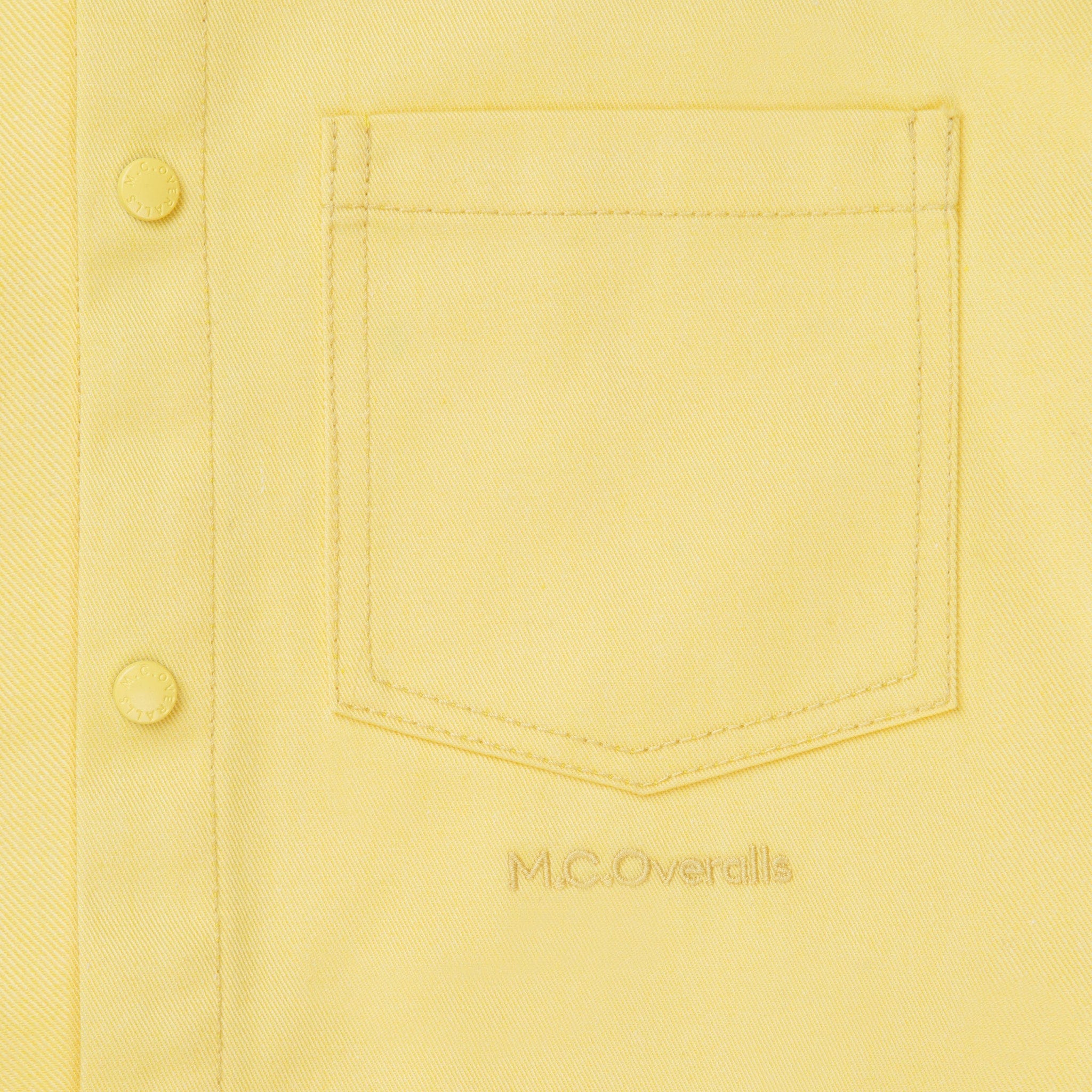 Relaxed Snap Button Shirt Sherbet Yellow