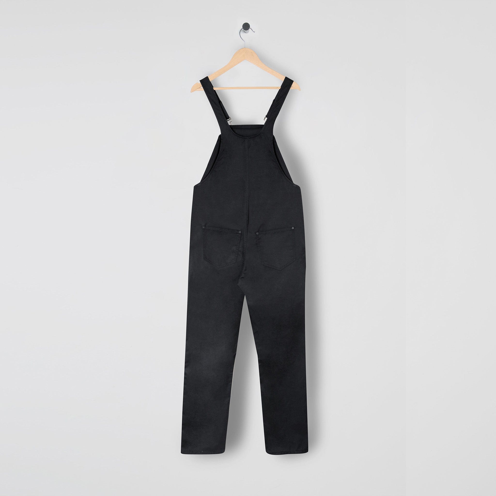 Timeless and Durable M.C.O's Polycotton Black Dungarees for Men and Women.
