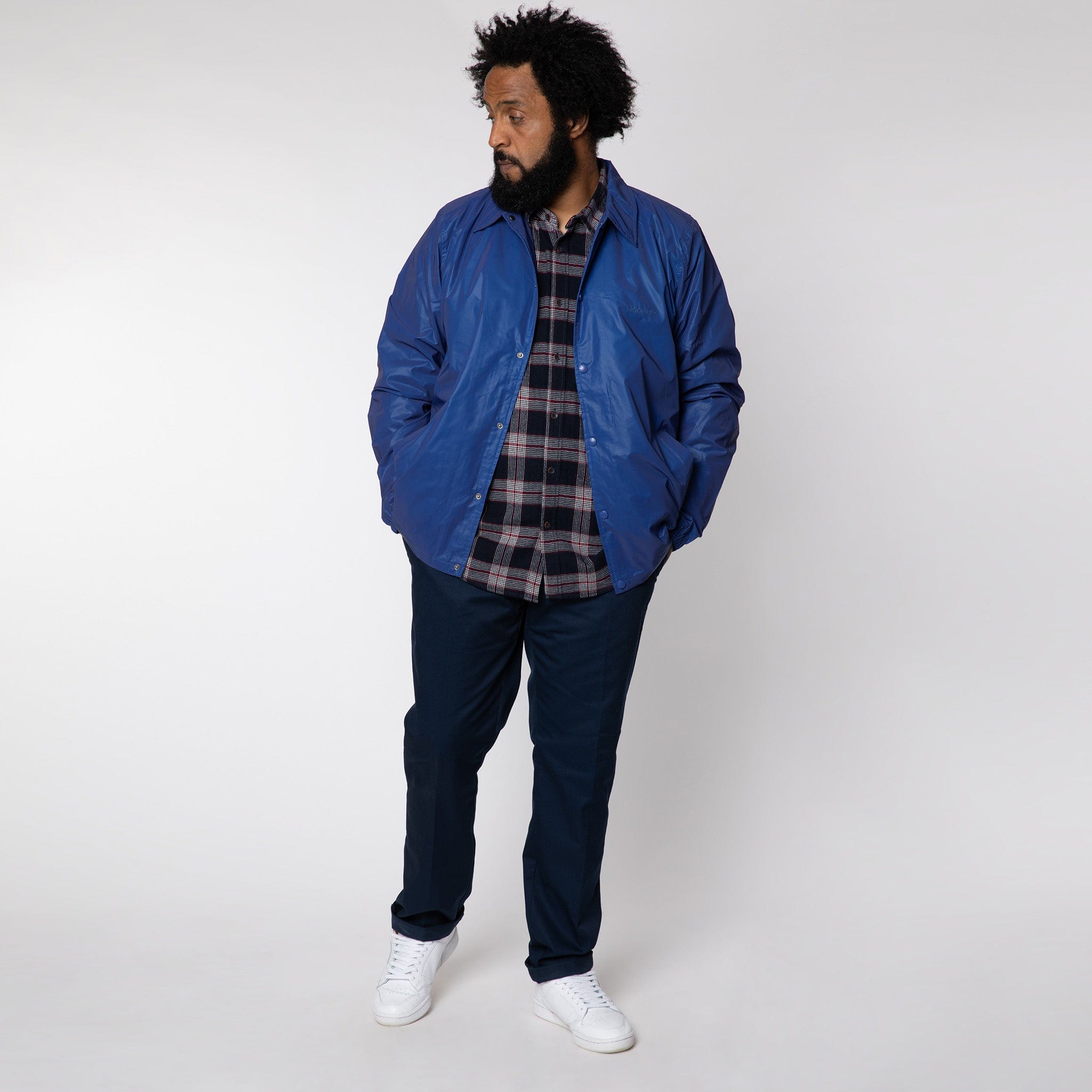 Reflective Coach Jacket Royal Blue