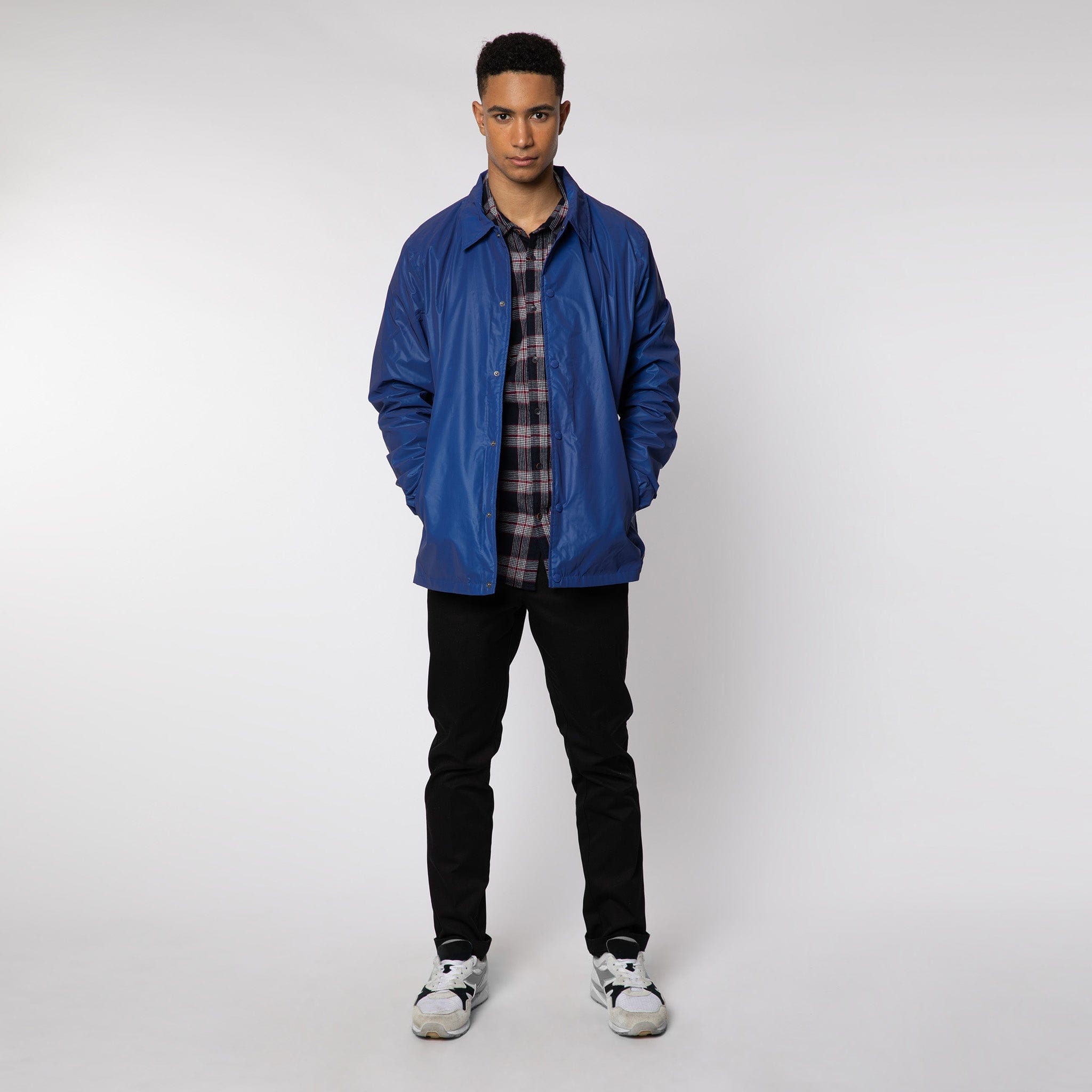 Reflective Coach Jacket Royal Blue
