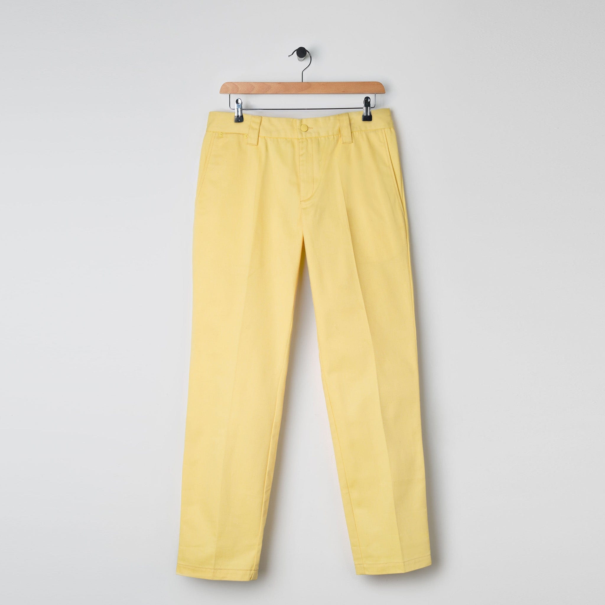 Slim-Fit Work Trousers Sherbet Yellow