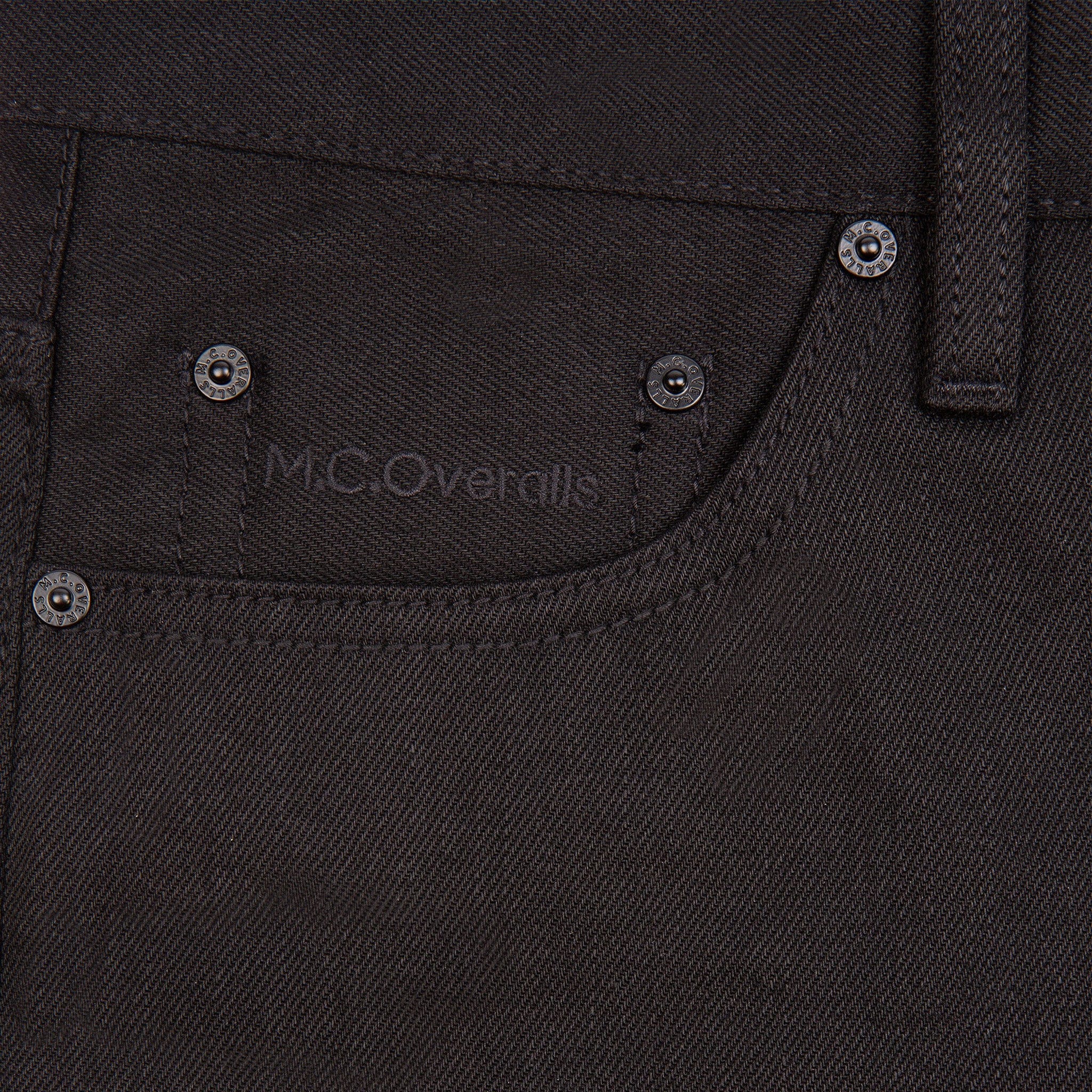 Slim Leg Denim Jeans Black