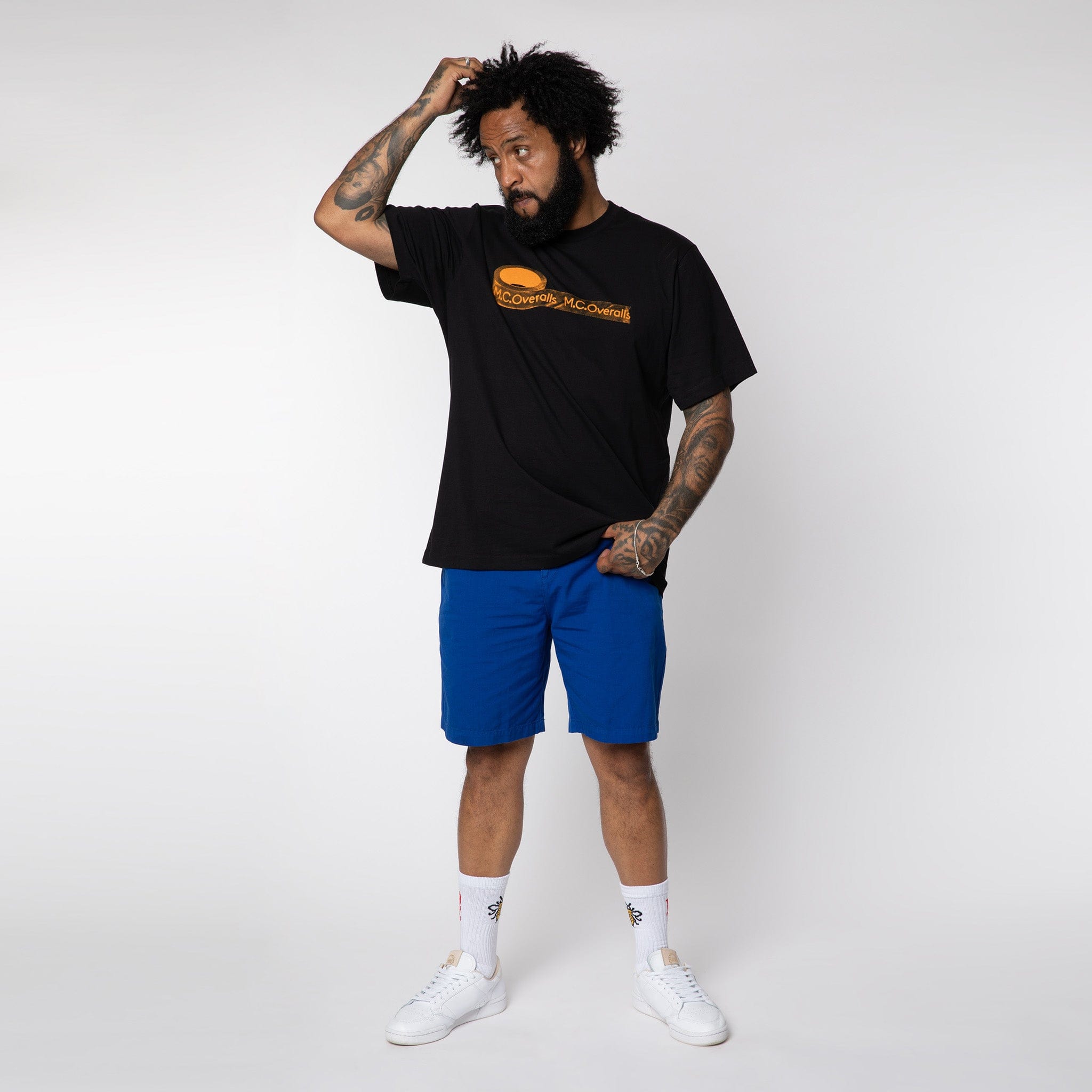 Tape Roll S/S T-Shirt Black