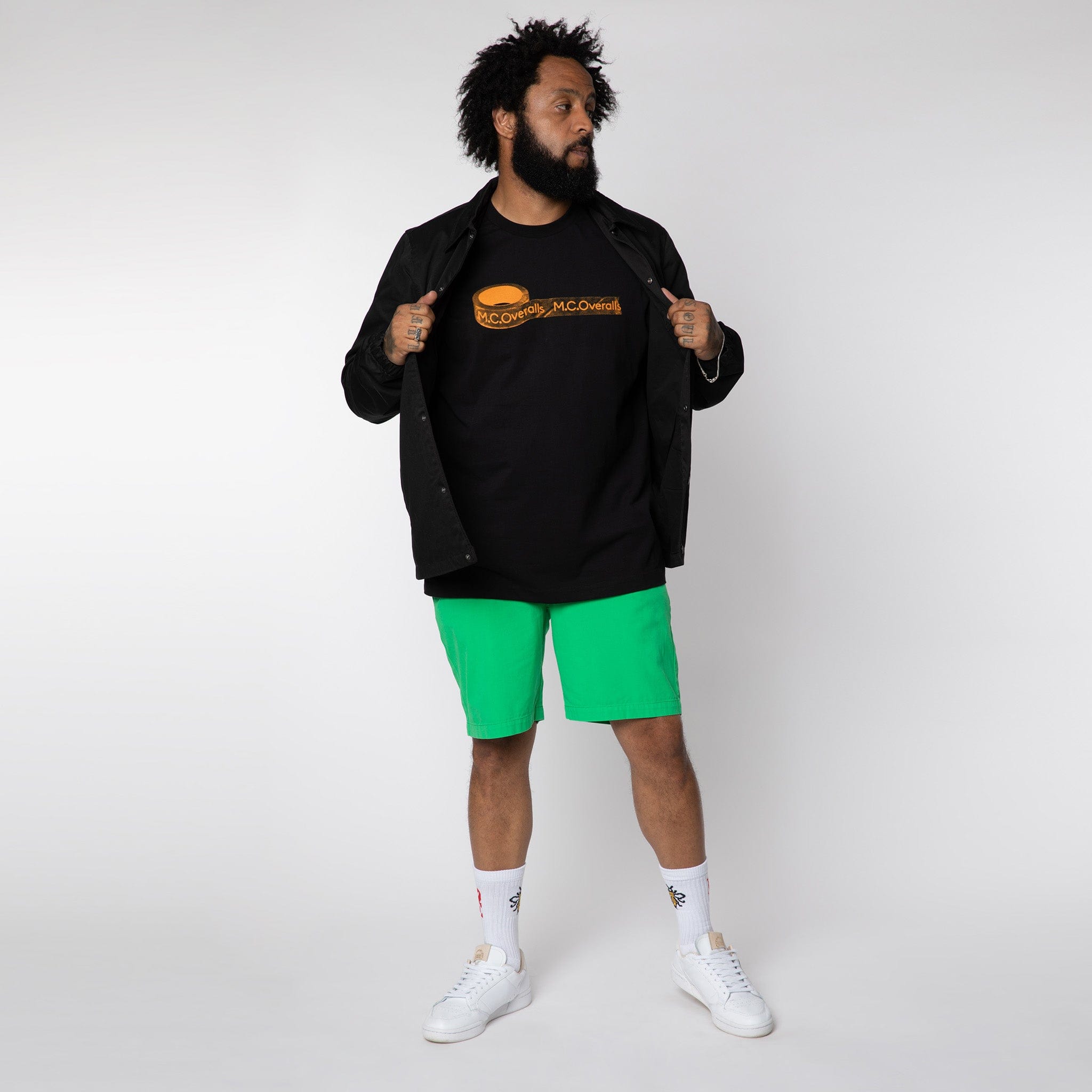 Tape Roll S/S T-Shirt Black