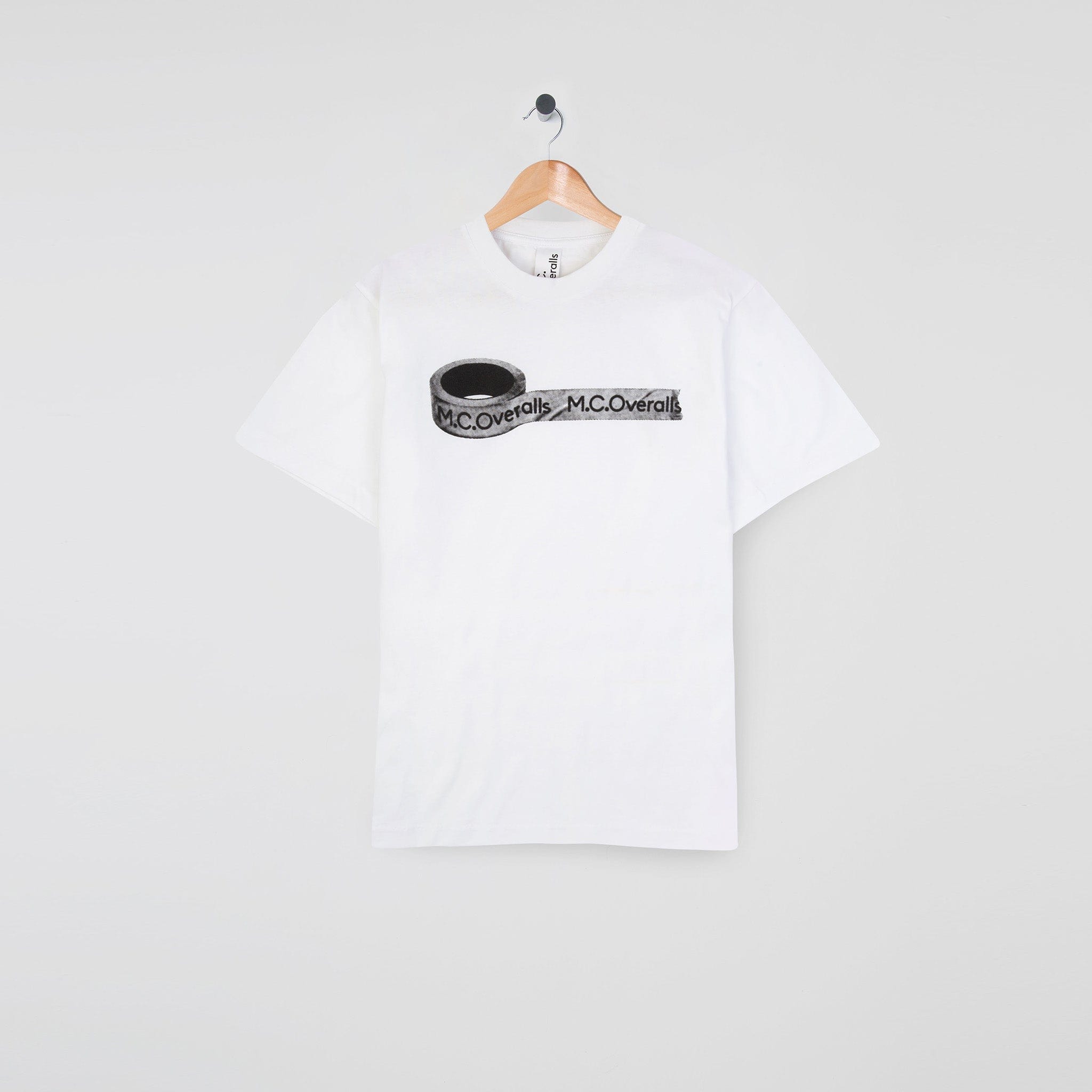 Tape Roll S/S T-Shirt White