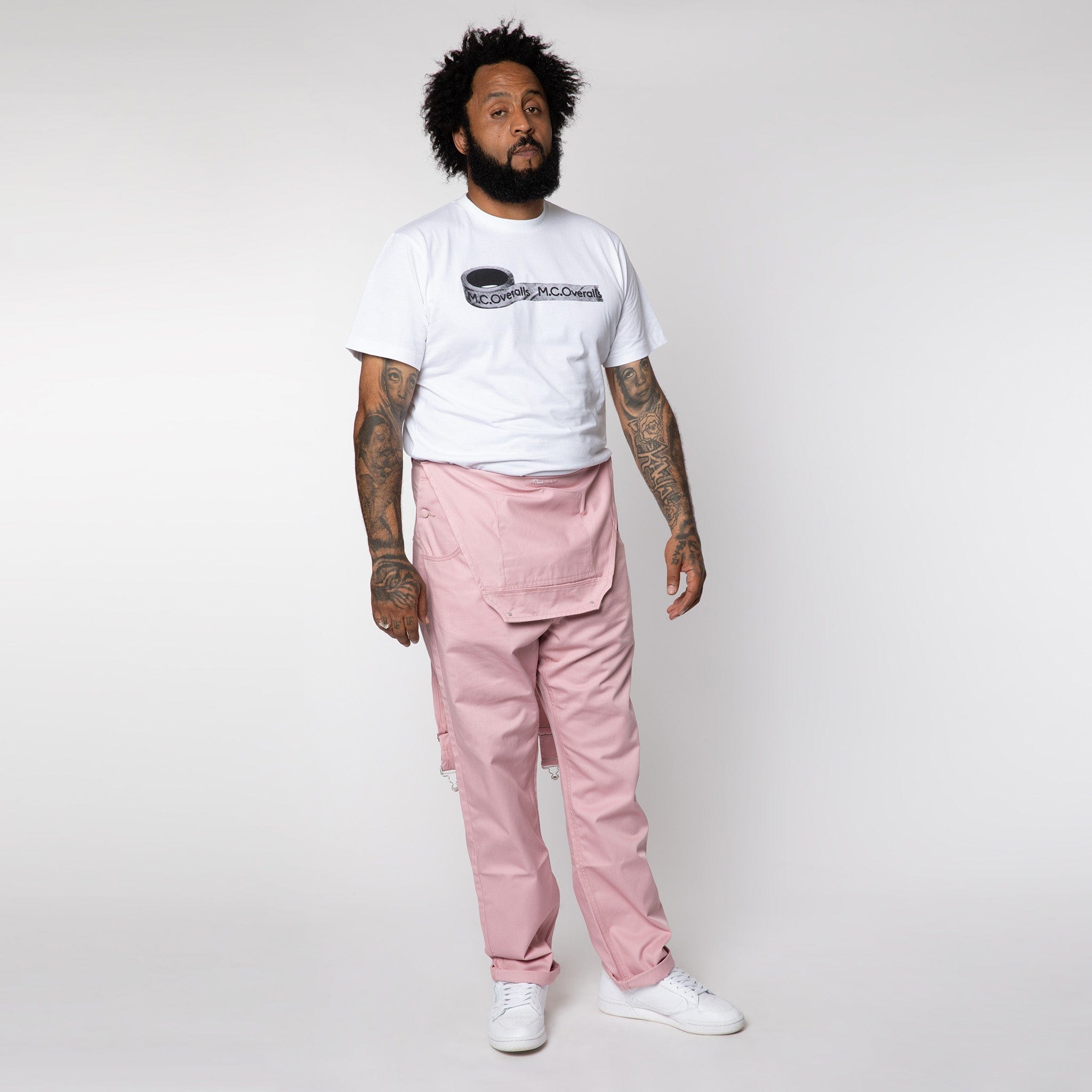 Tape Roll S/S T-Shirt White