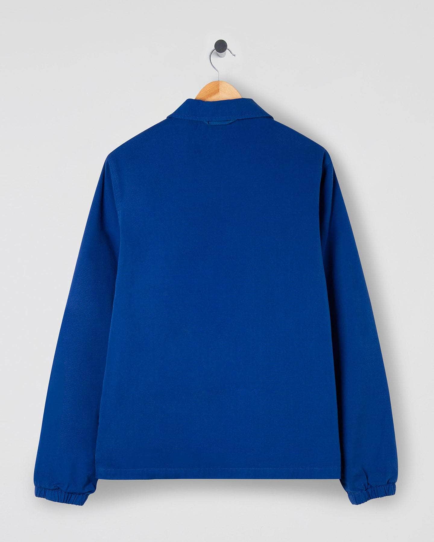 Lightweight Cotton Coach Jacket Royal Blue