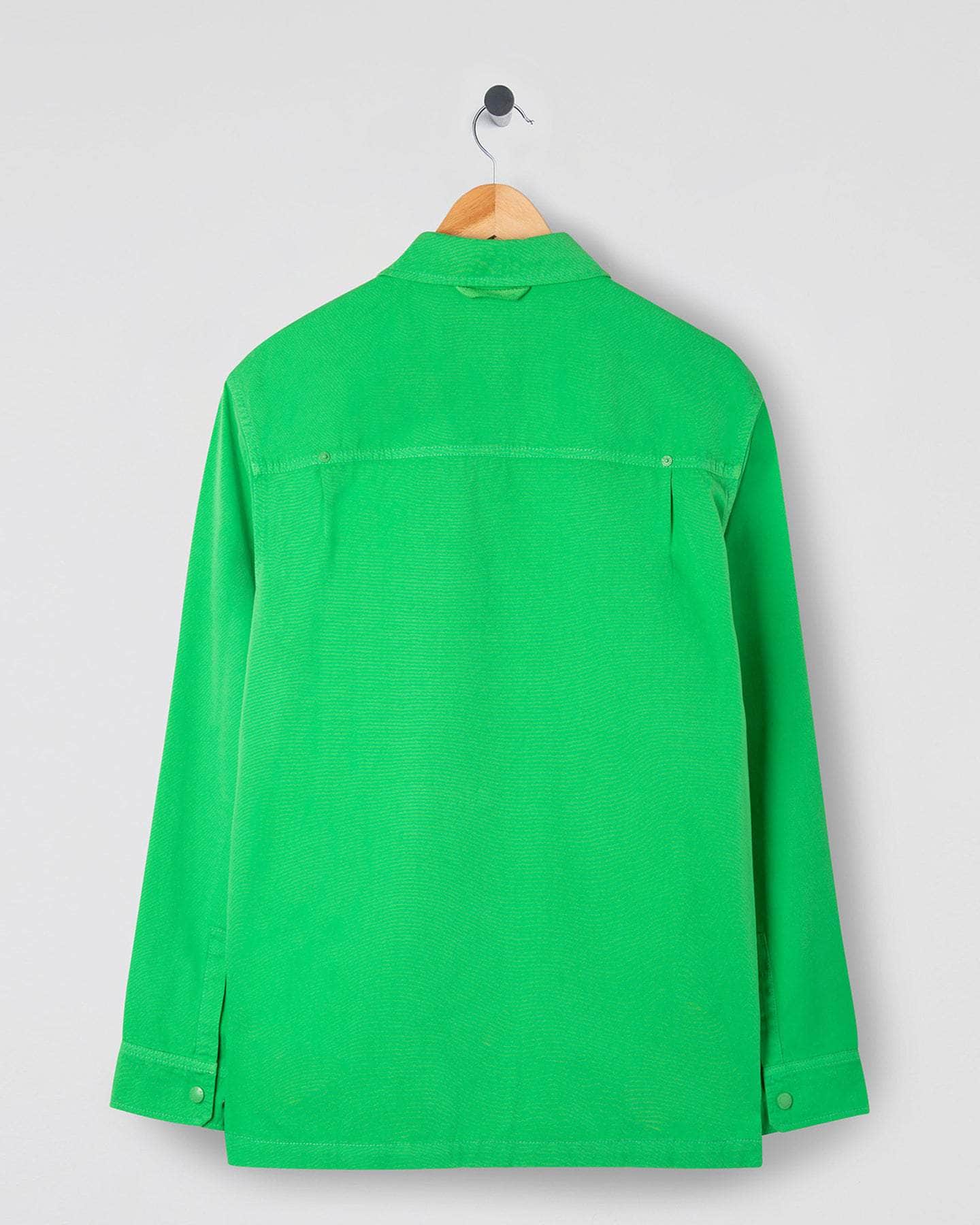 Lightweight Cotton Snap Shirt Acid Green