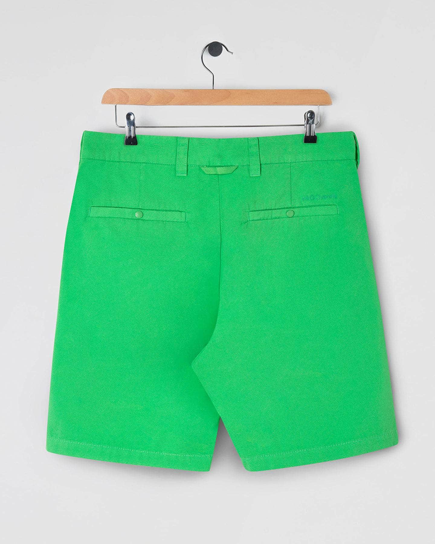 Lightweight Cotton Shorts Acid Green