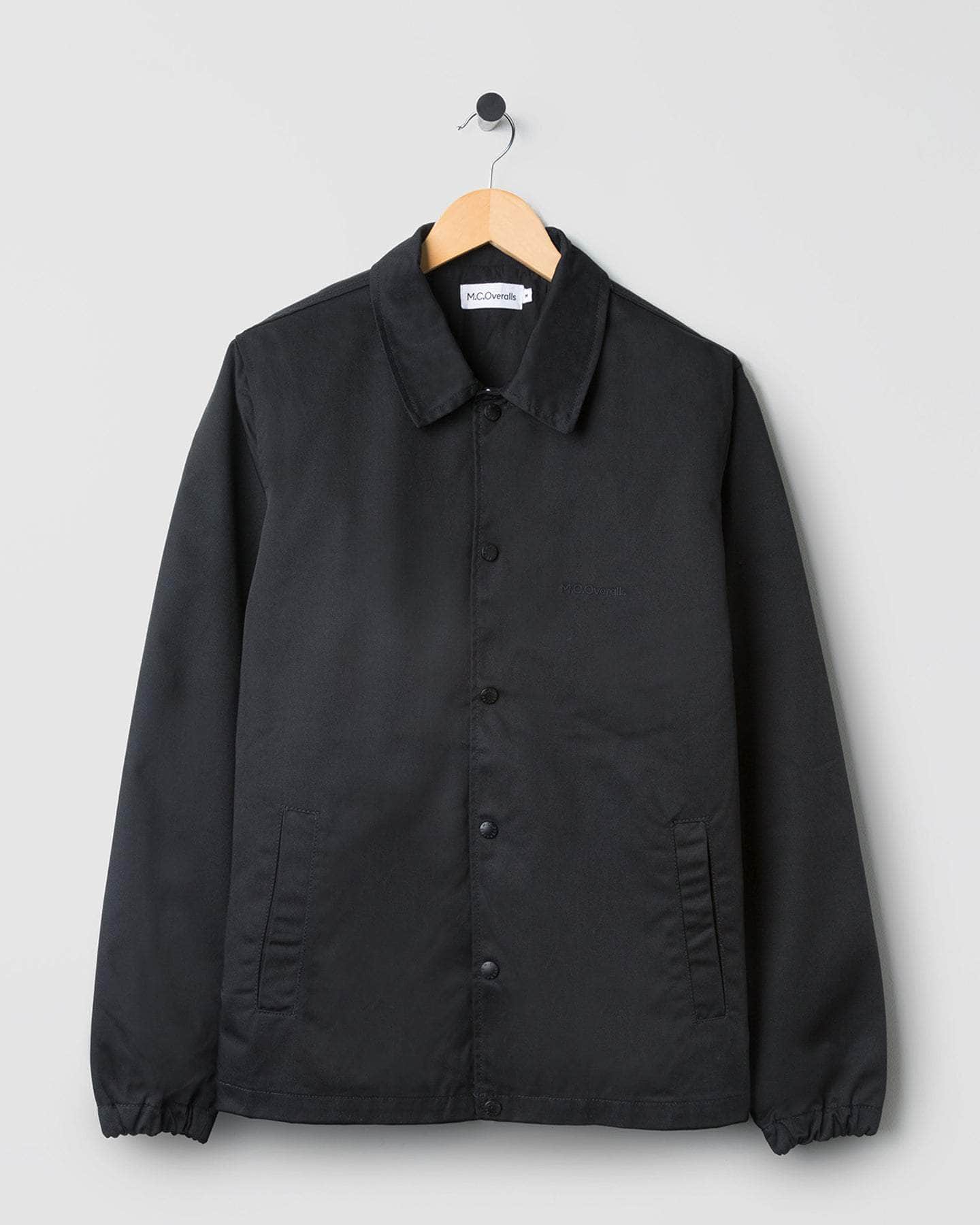 Fitted Coach Jacket Black
