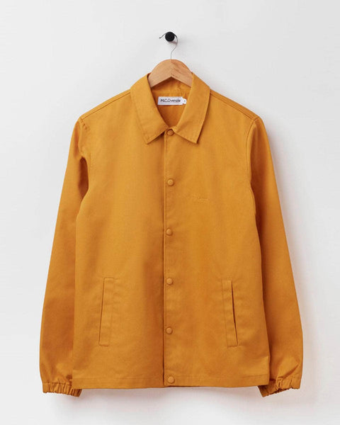 Fitted Coach Jacket Mustard Yellow – M.C.Overalls