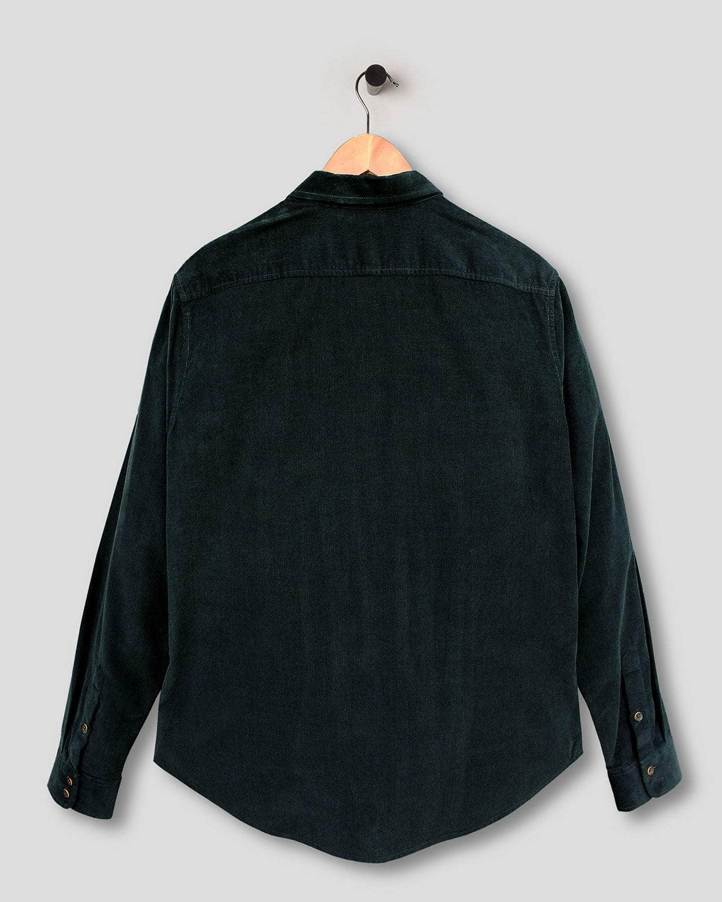 Corduroy Button Down Shirt Deep Teal