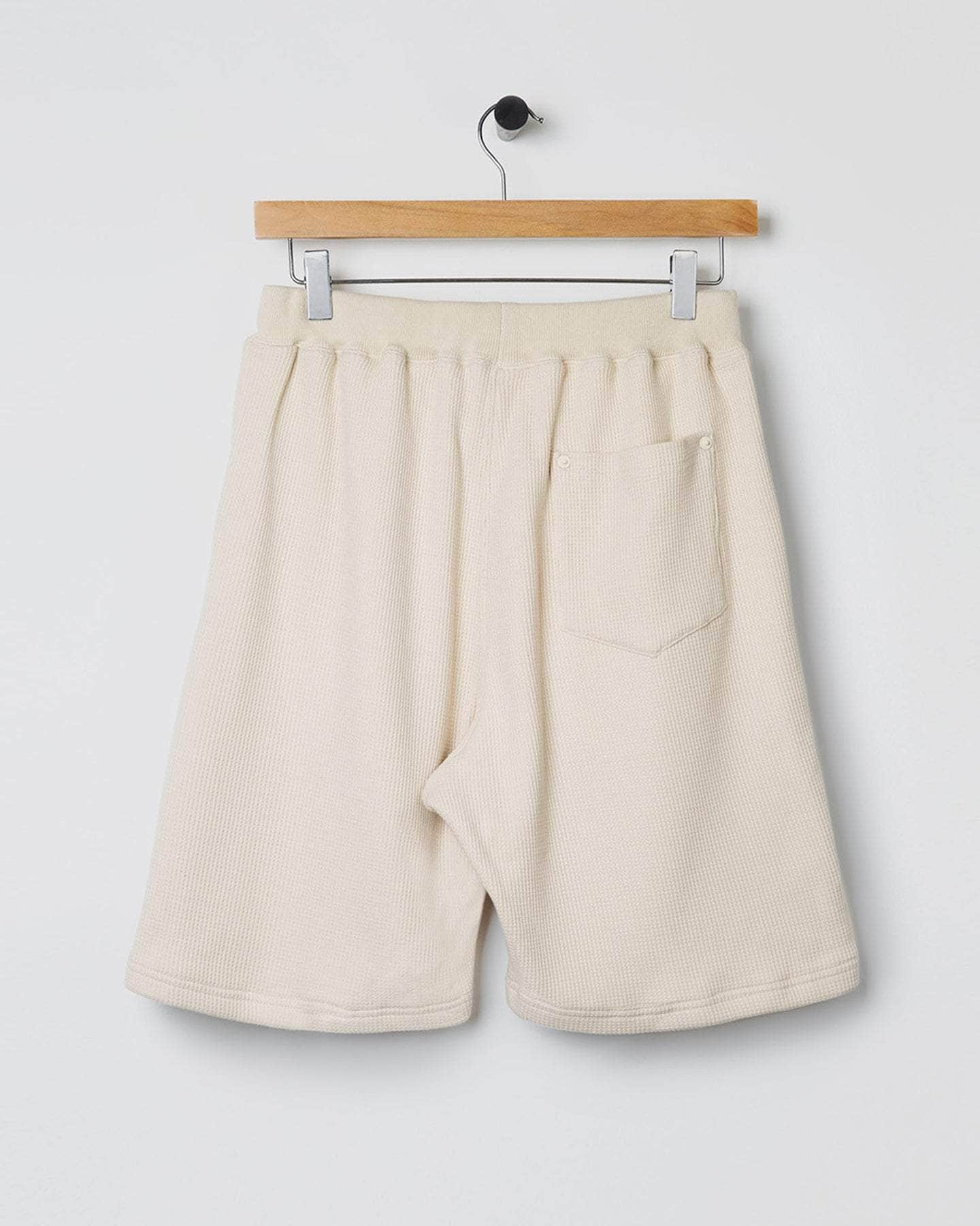 Double Waffle Jersey Shorts Oatmeal