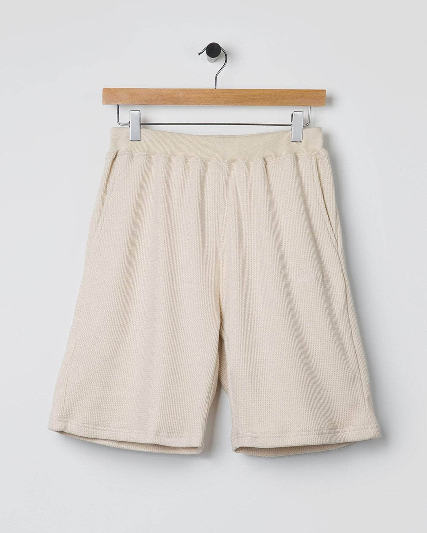 Double Waffle Jersey Shorts Oatmeal