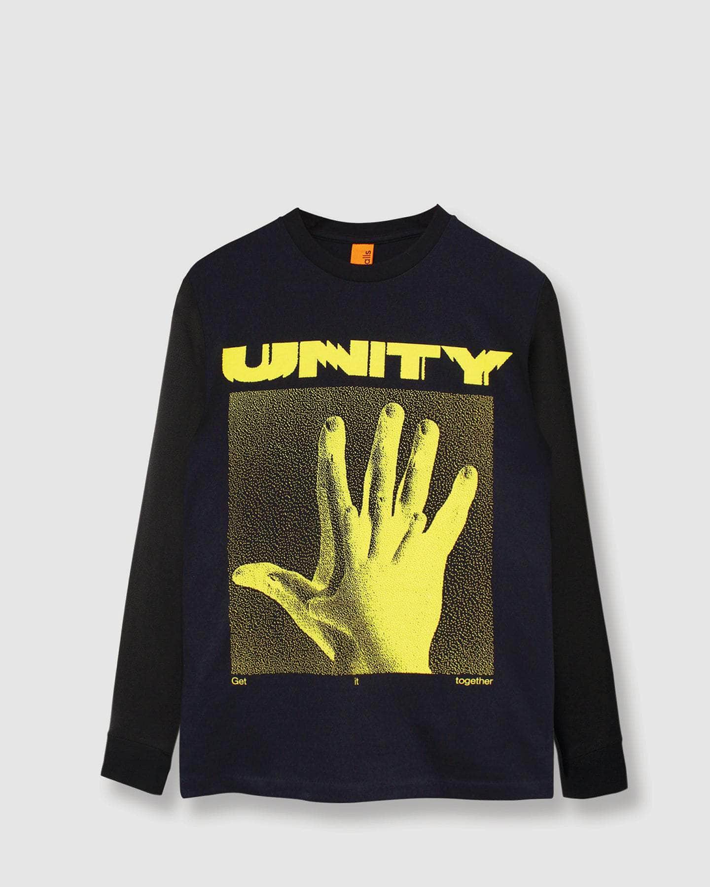 Unity Hand L/S T-Shirt Black