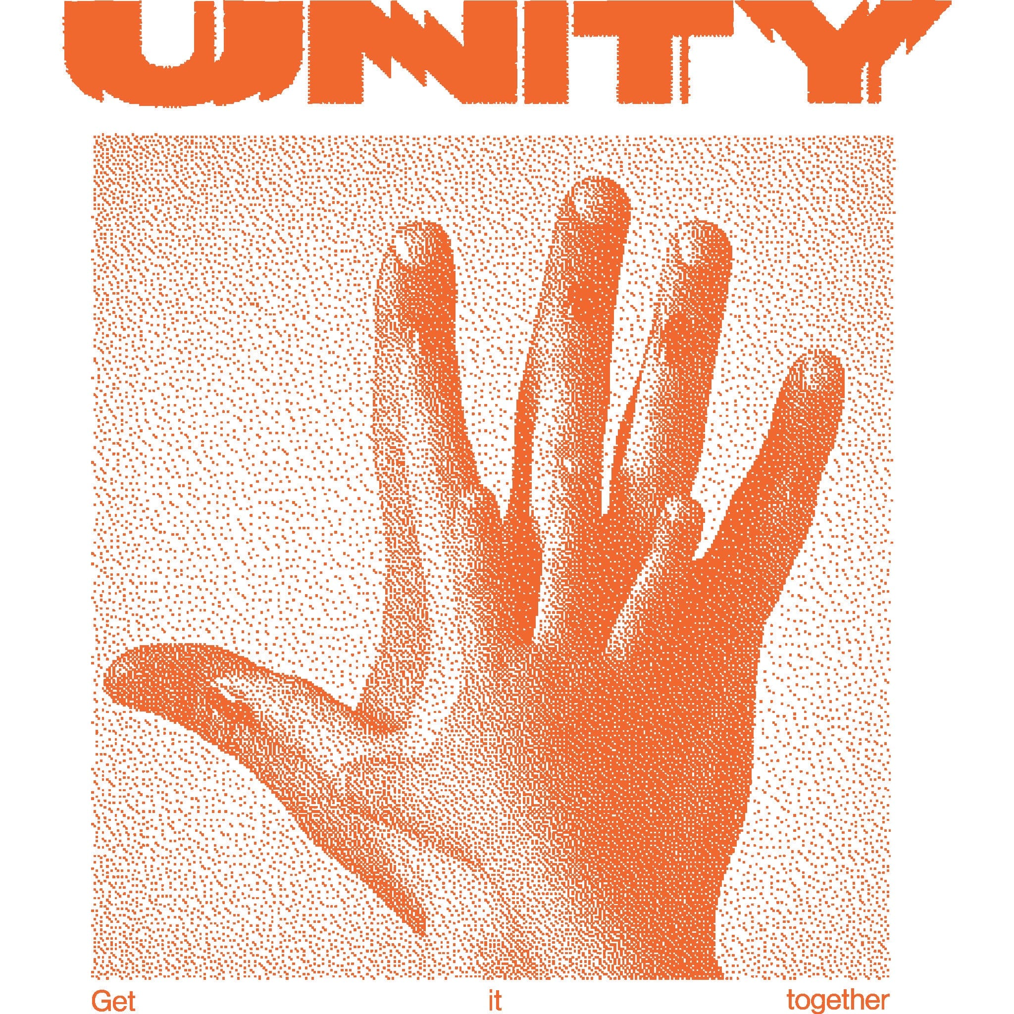 Unity Hand L/S T-Shirt White