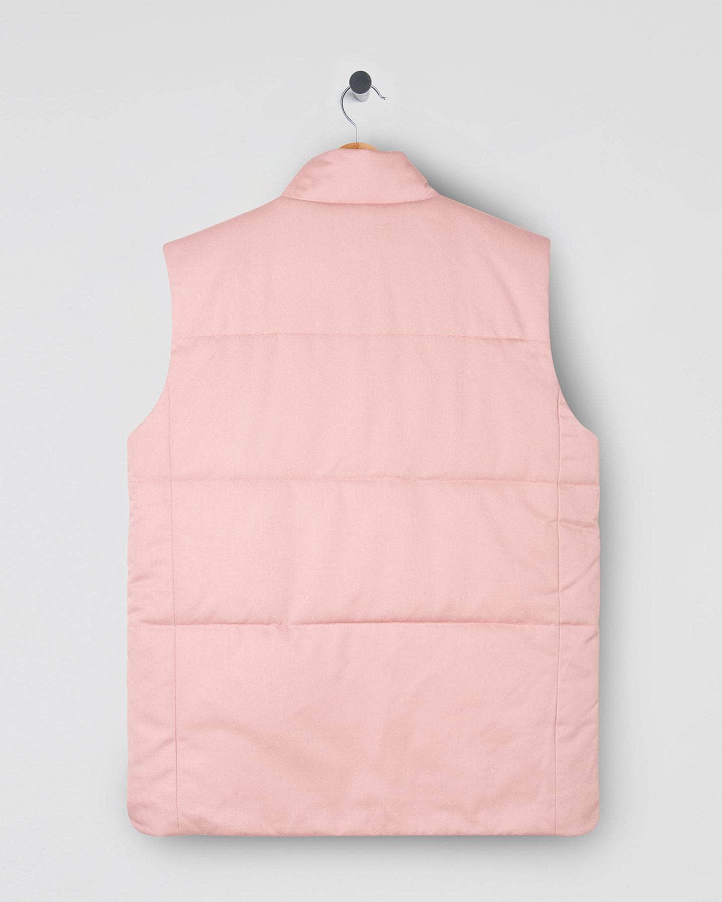 Classic Puffer Vest Dusty Pink