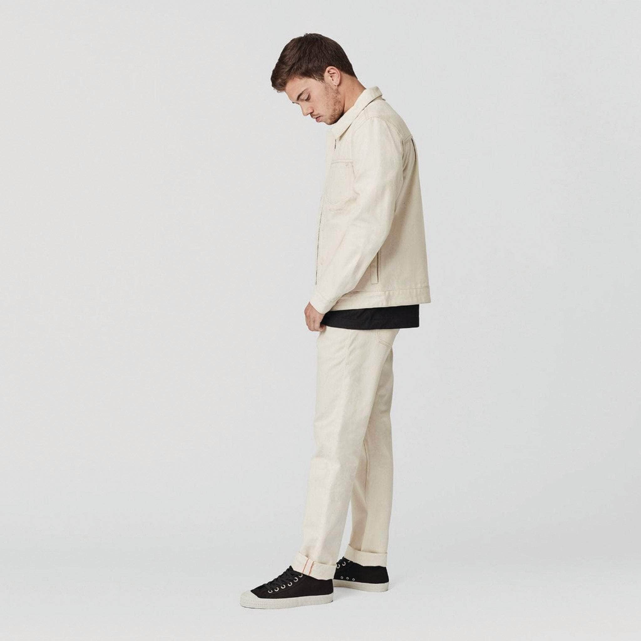 Classic Fit Denim Jacket Oatmeal